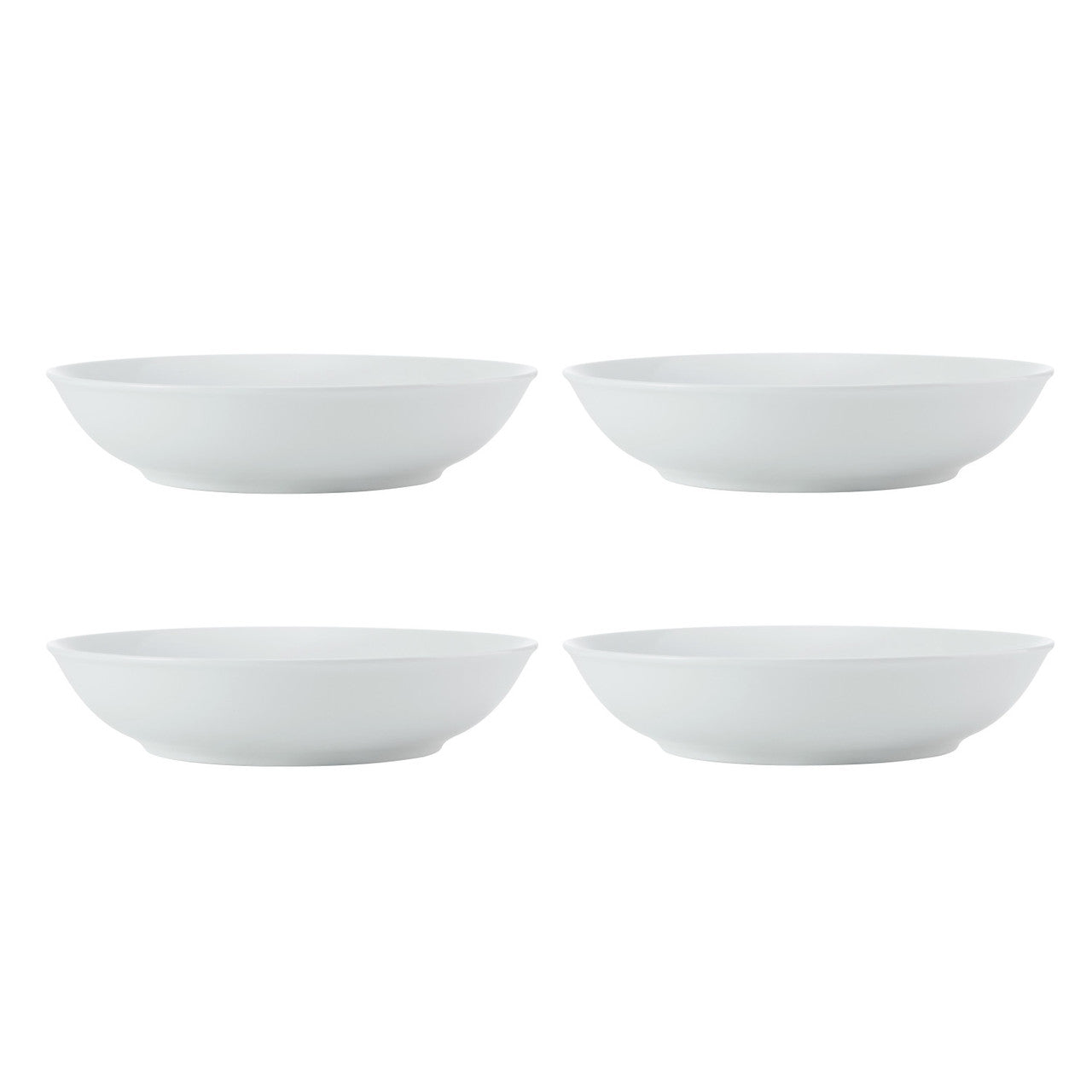 Mikasa Chalk Porcelain Pasta Bowl Set 4 Piece 23cm (White)