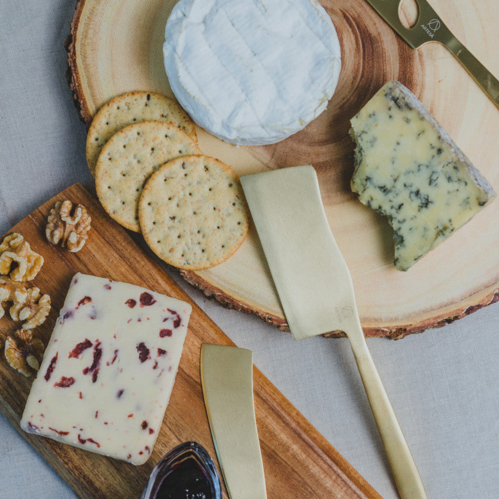 Artesà Brass Cheese Knife Set