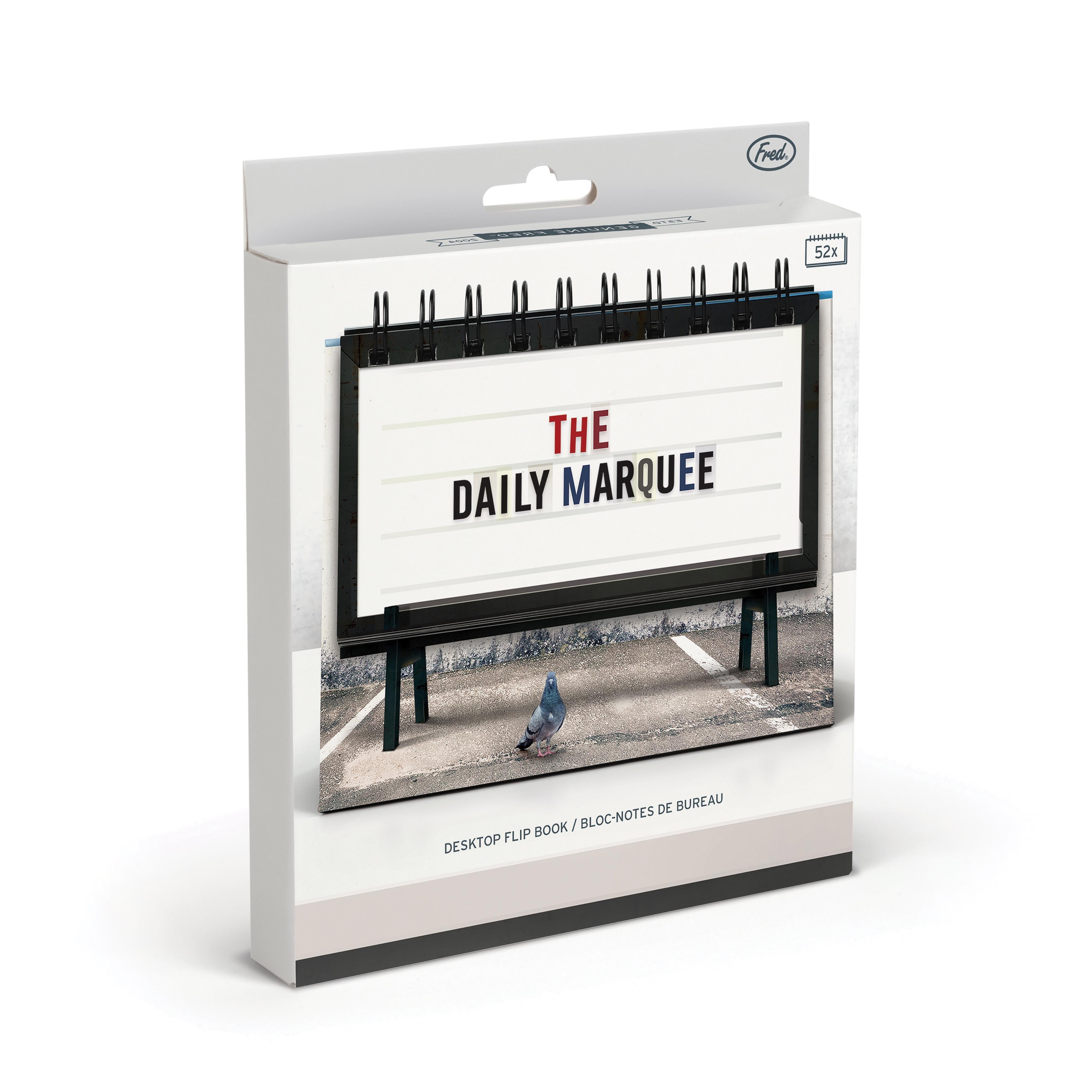 Fred Daily Marquee Desk Flip Book Multi-Coloured