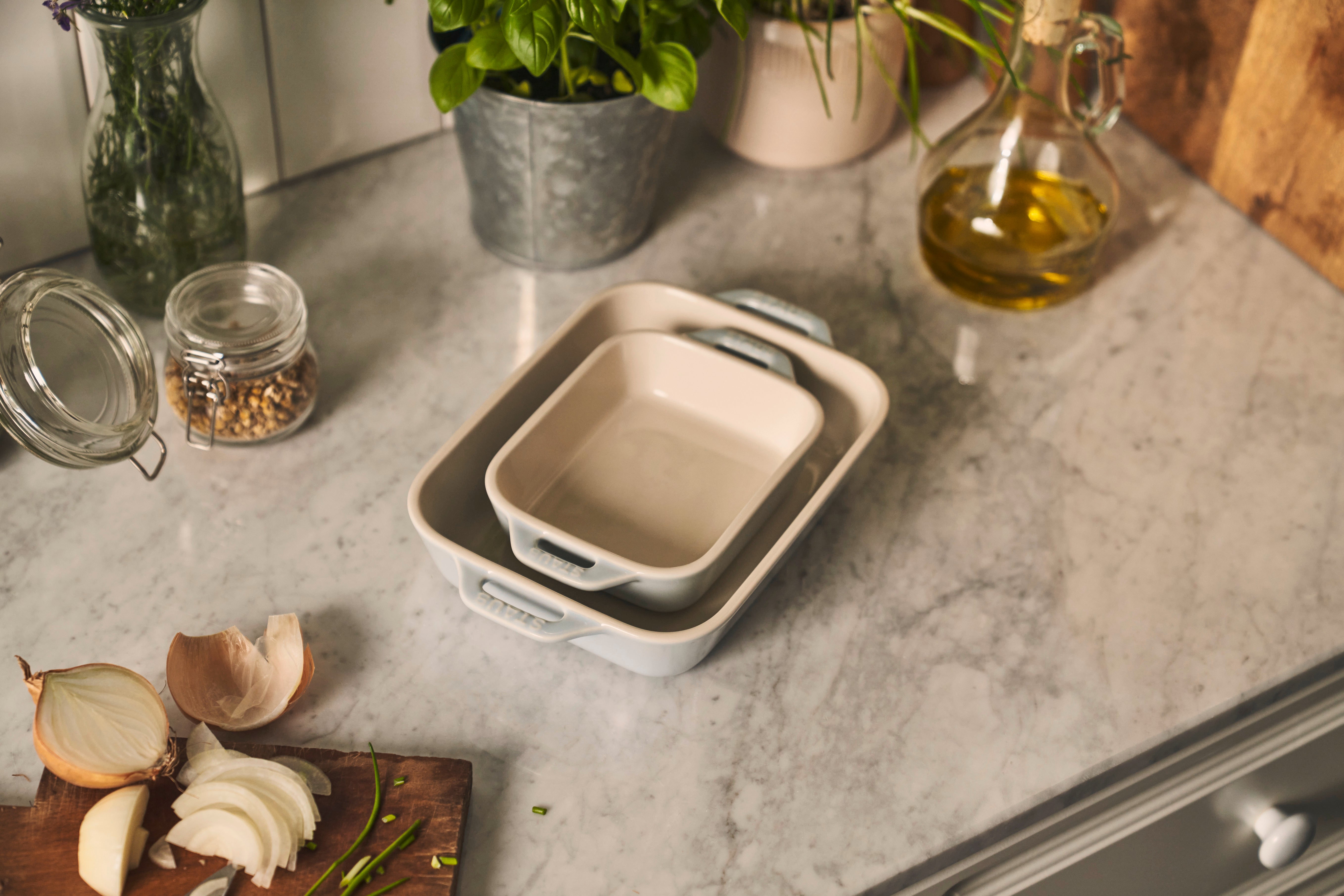 Staub Ceramic Oven Dish 2/Set 20,27cm Blue