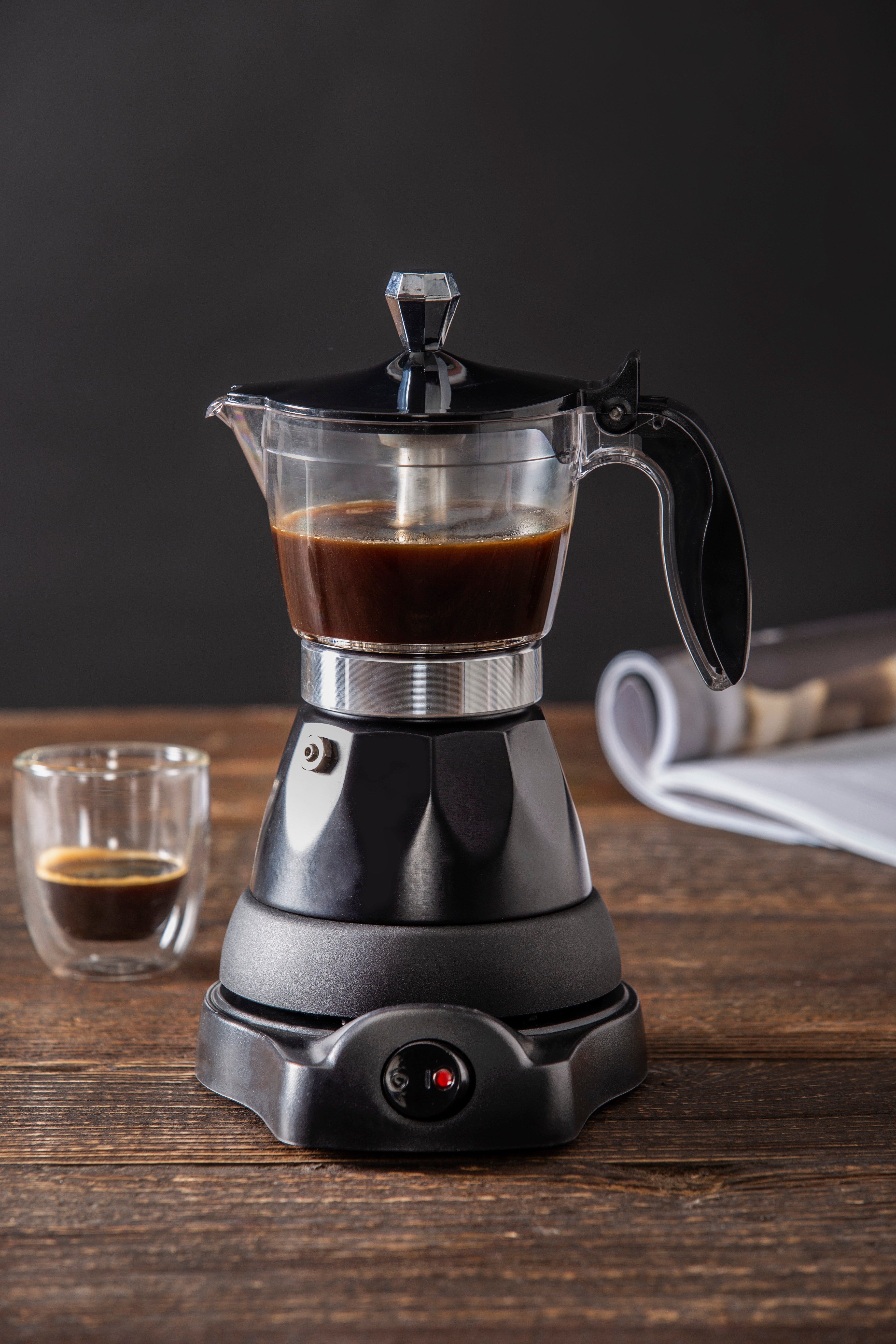 Leaf & Bean Electric Espresso Maker Black