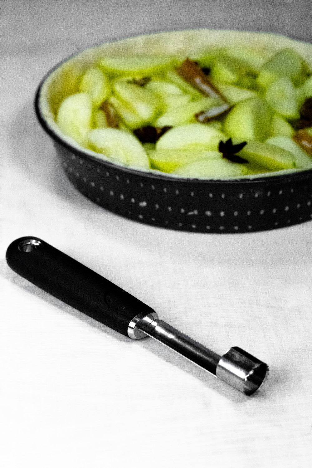 MasterCraft Soft Grip Stainless Steel Apple Corer