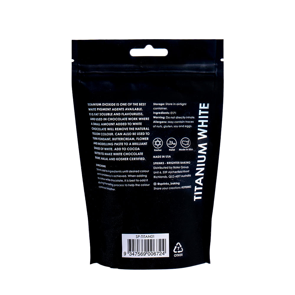 Sprinks Baking Essentials Titanium White 100g