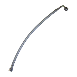 Braided Hose 3/8 inch - 1/2 Metre with Elbow