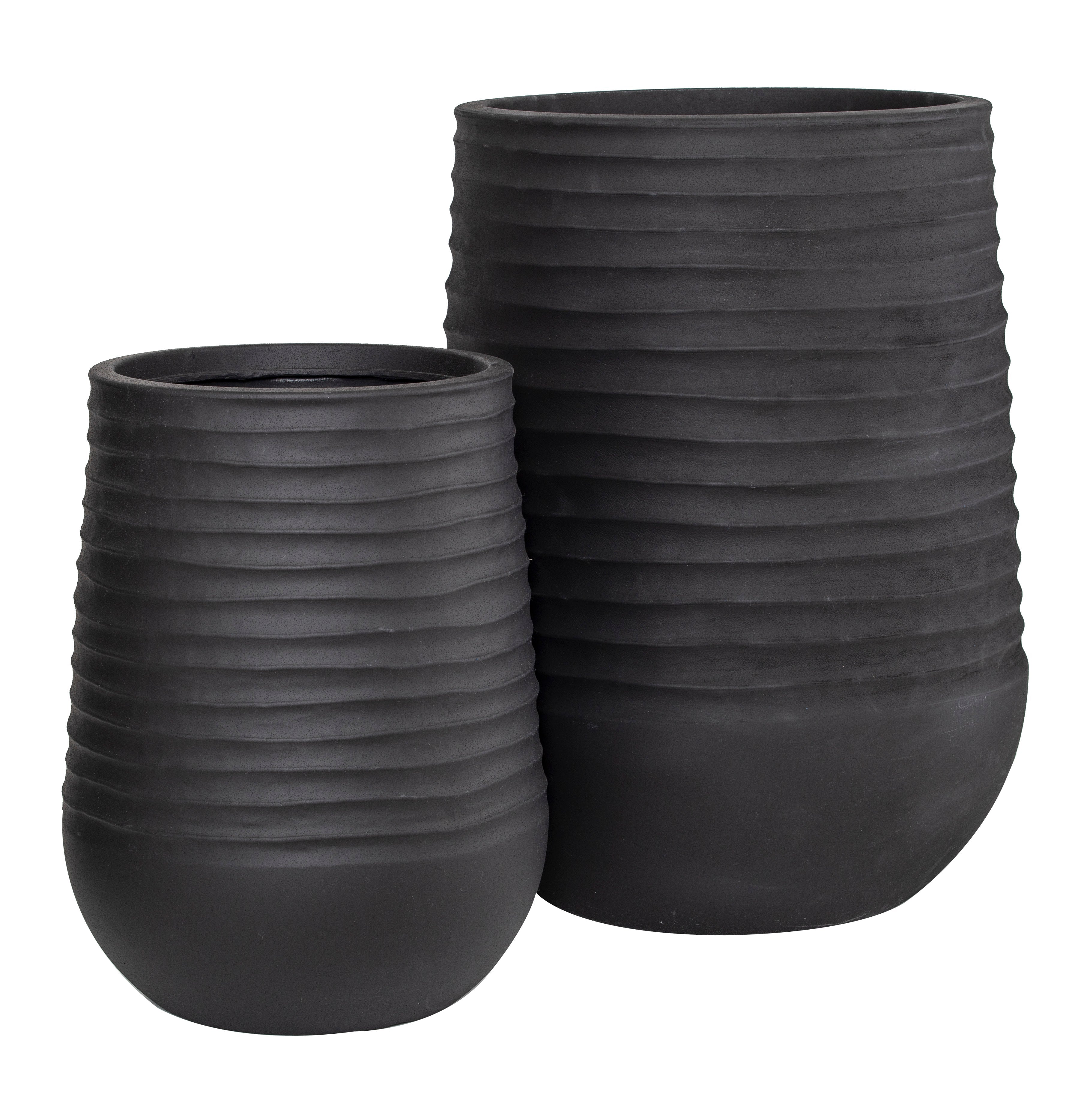Rogue Ryker Tall Stonelite Planter 2pcs Set .