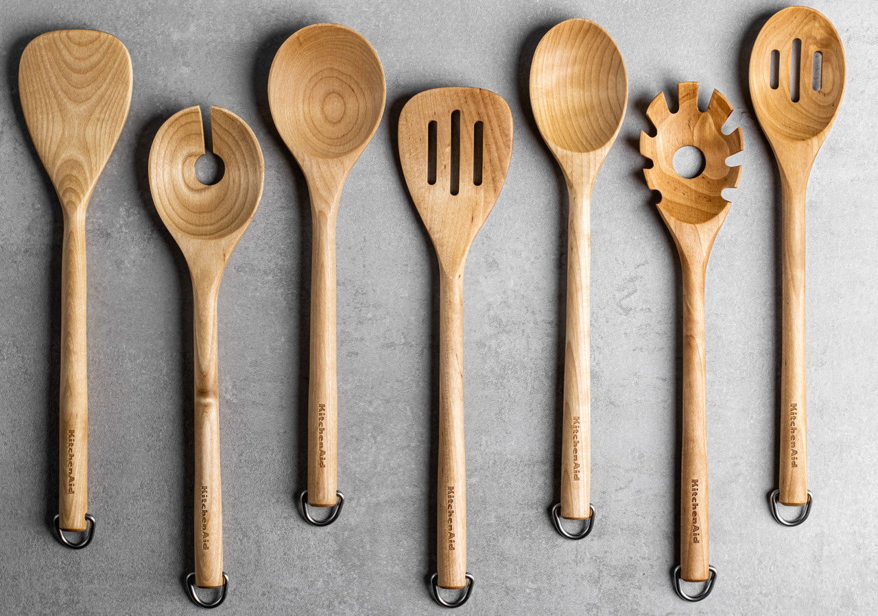 KitchenAid Birchwood Pasta Server