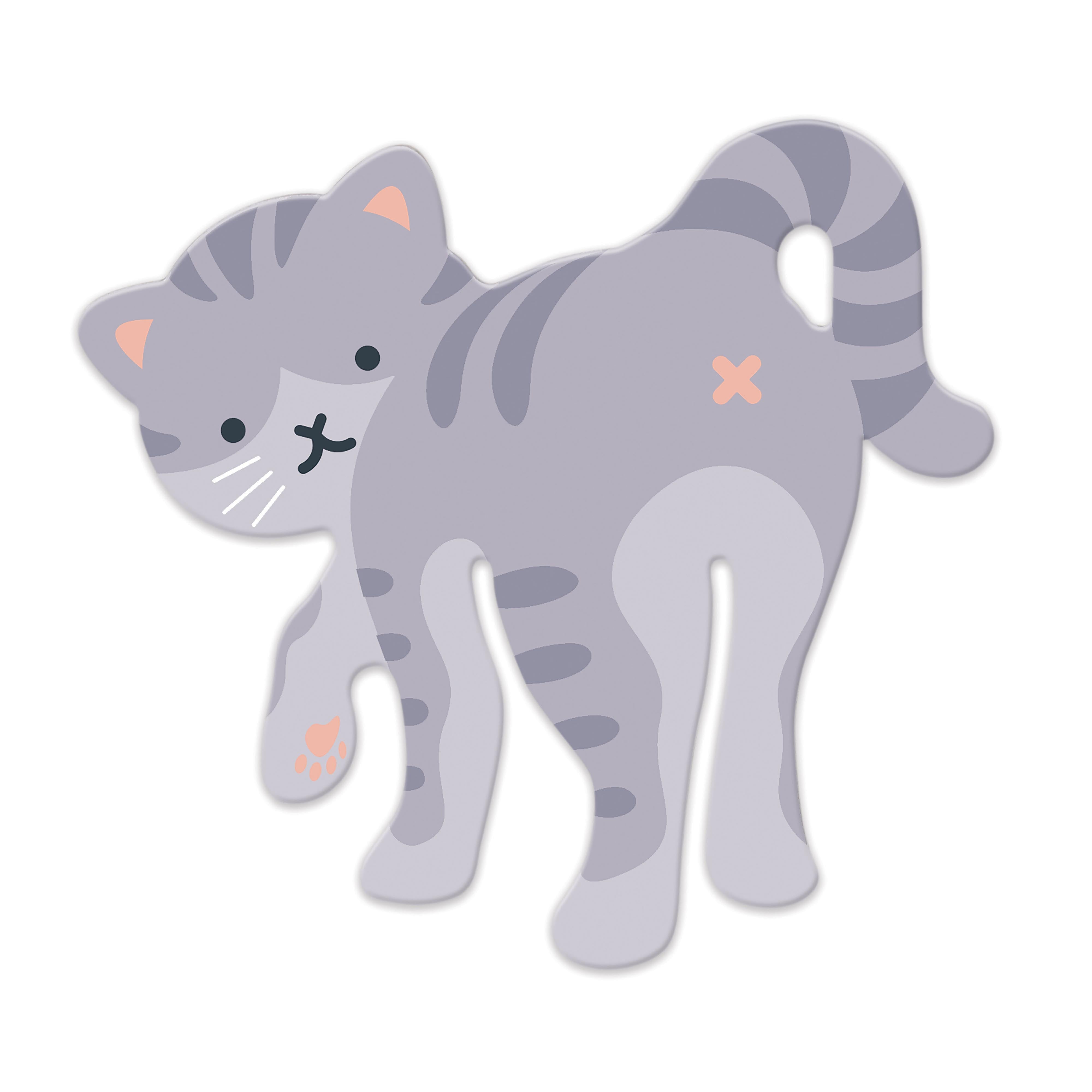 Fred Tale End Cat Bookmarks 2 Piece Set Multi-Coloured
