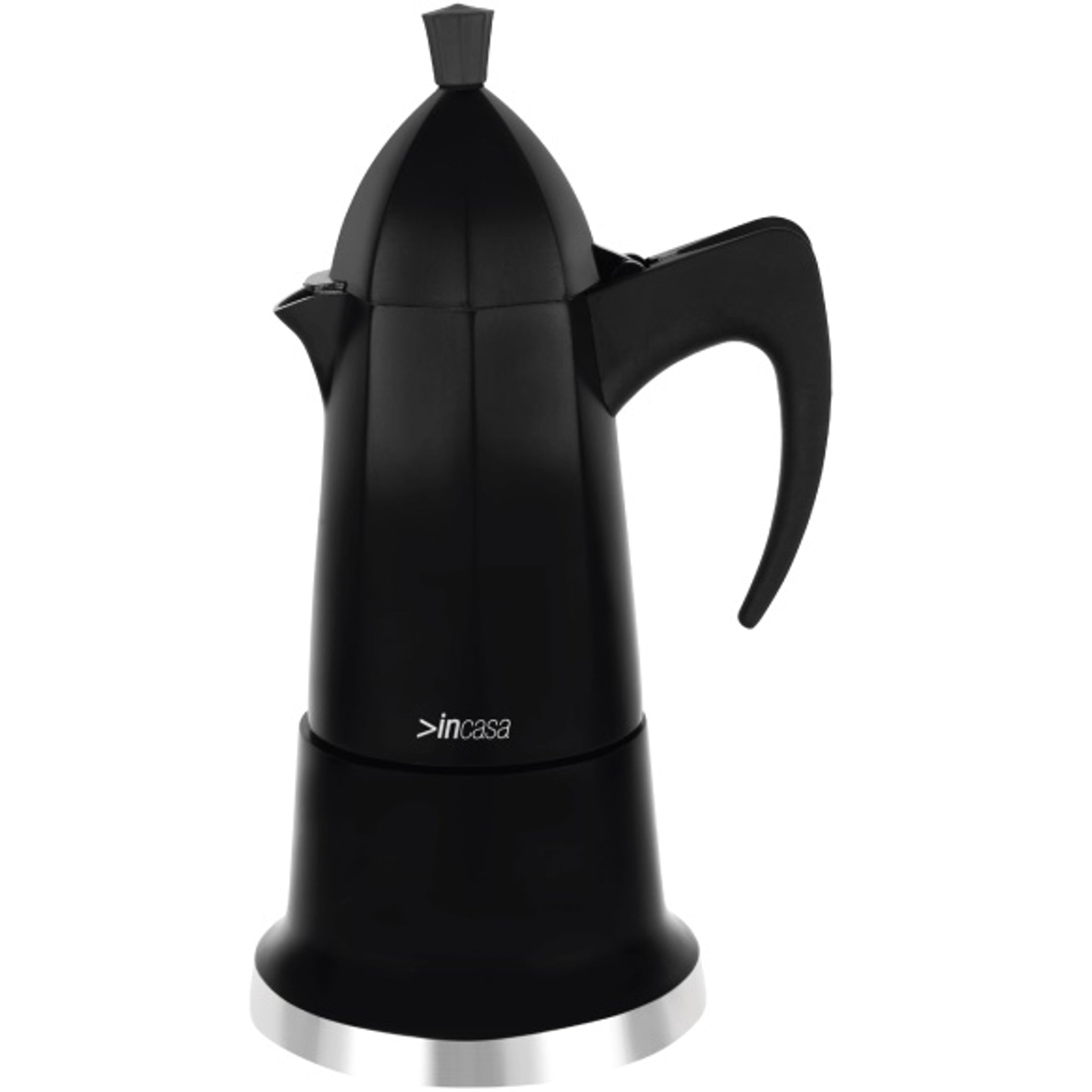 Incasa Alloy Black Coffee Percolator 3 Cup