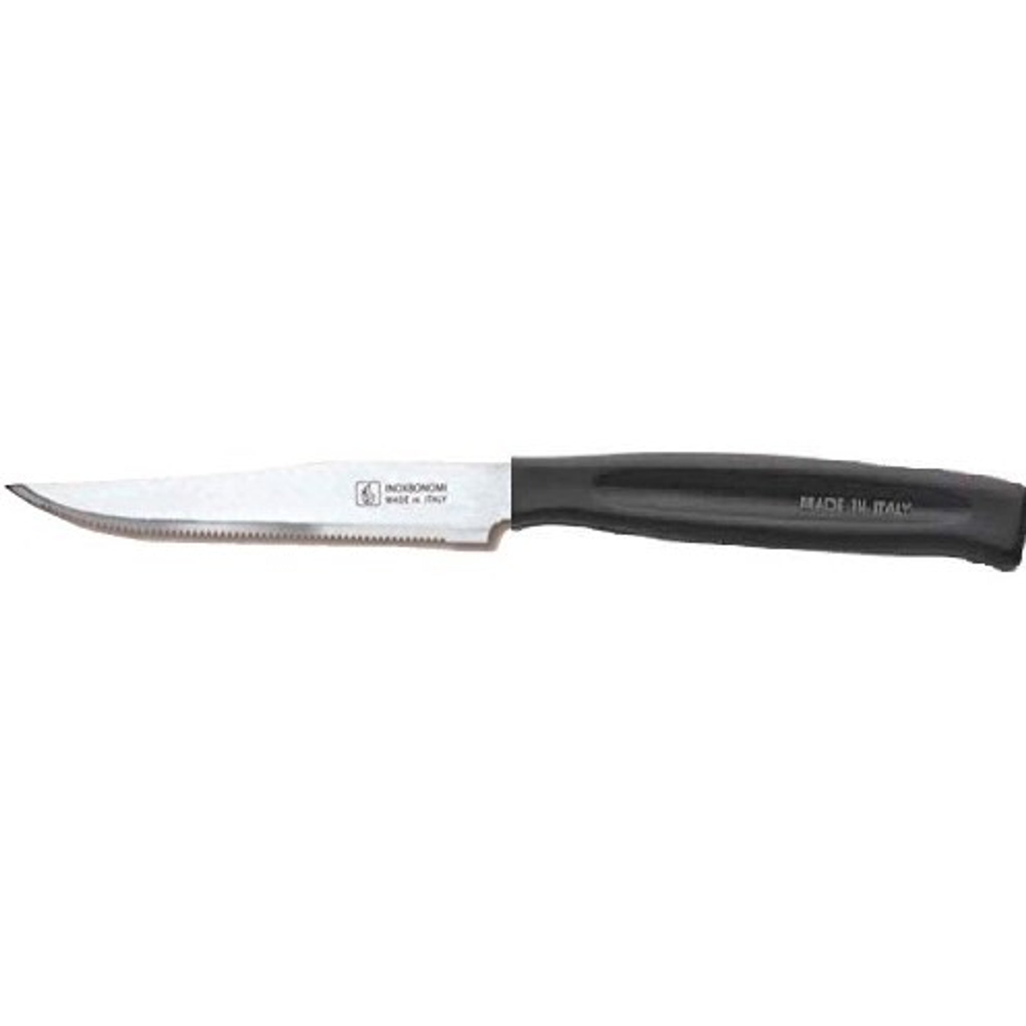 Inoxbonomi Steak Knife Black (Coltello Bistecca) 6 Pack