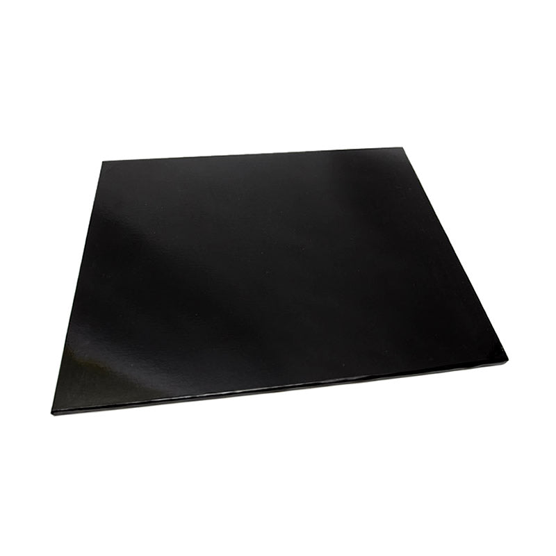 Bake Group Masonite Cake Board Square Black 12in