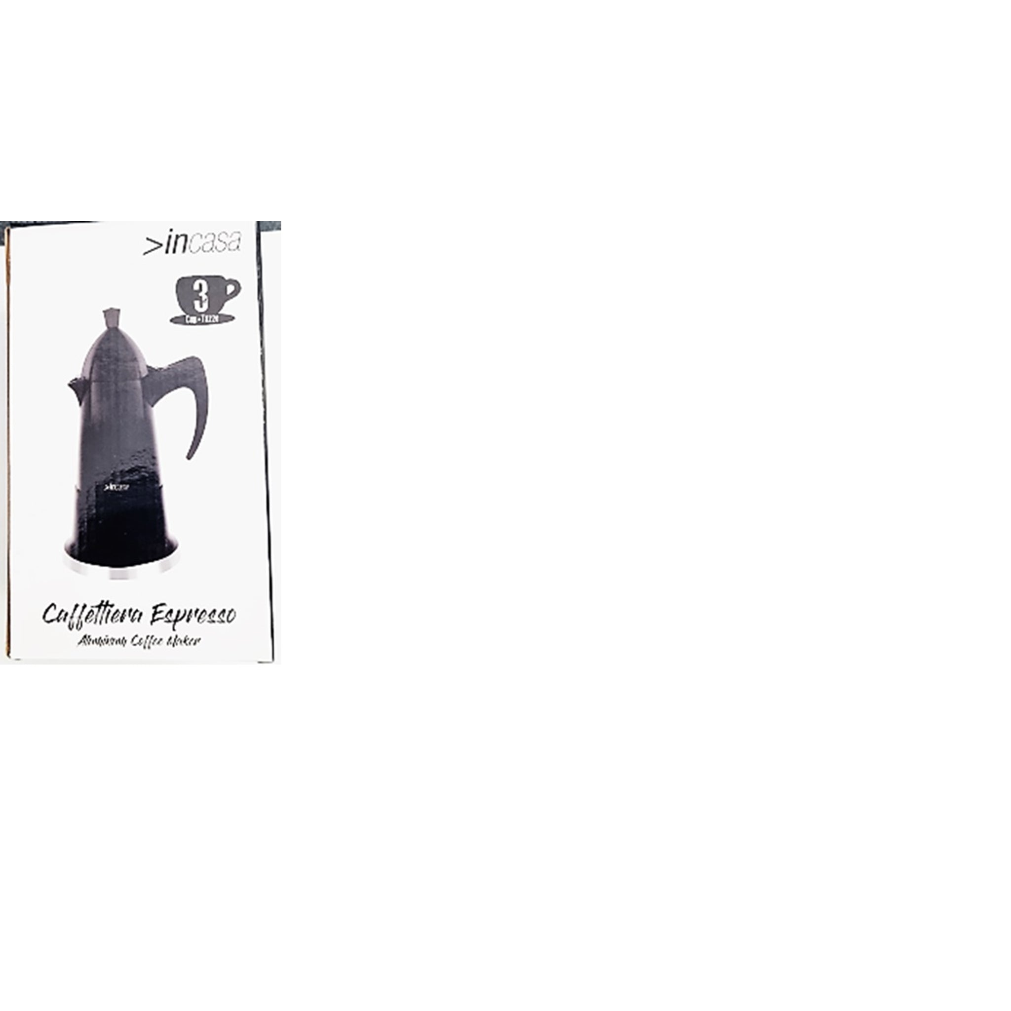 Incasa Alloy Black Coffee Percolator 1 Cup