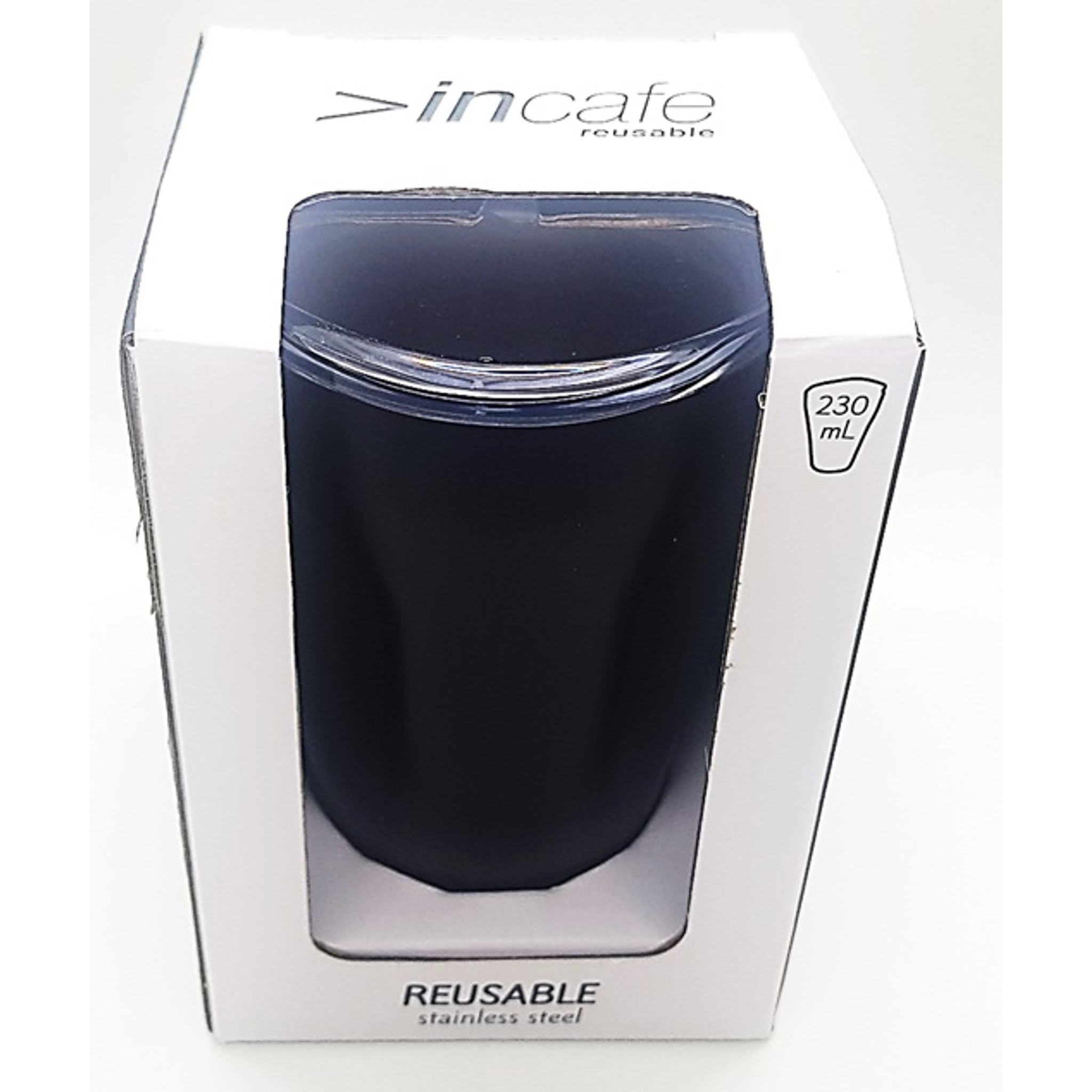 Incafe Reusable Stainless Steel Thermal Cup Red (230ml)