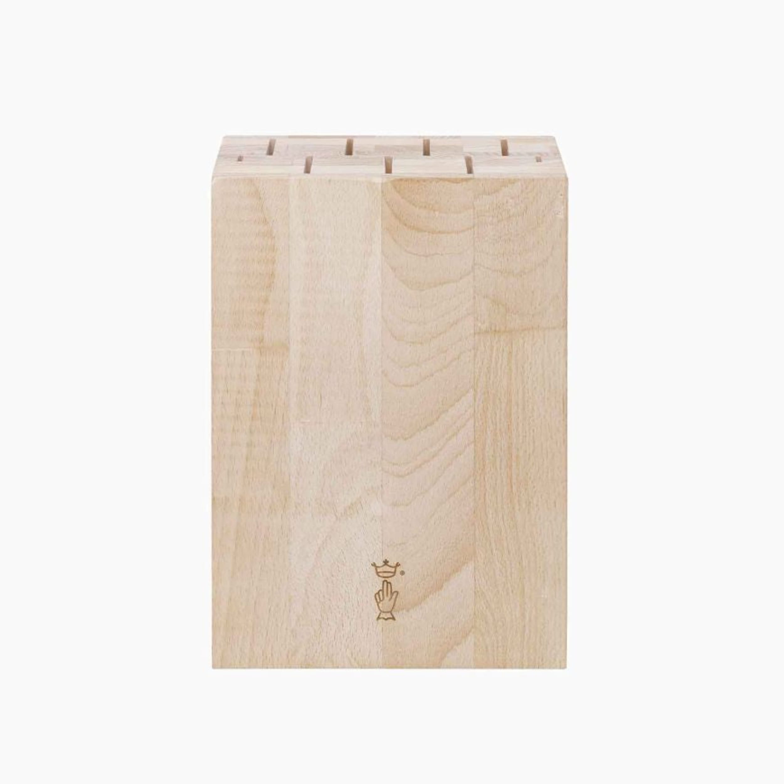 Opinel Beech Wood Knife Block for 9 Knives