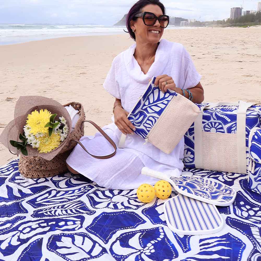 Annabel Trends Picnic Mat Round Tiki Island