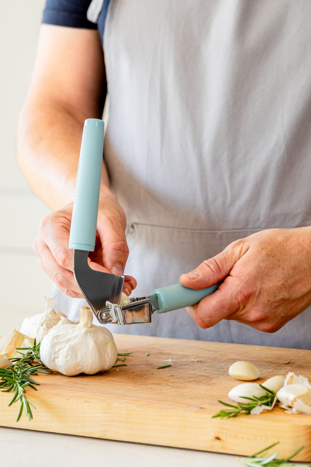 KitchenAid Soft Grip Garlic Press (Mineral Water)