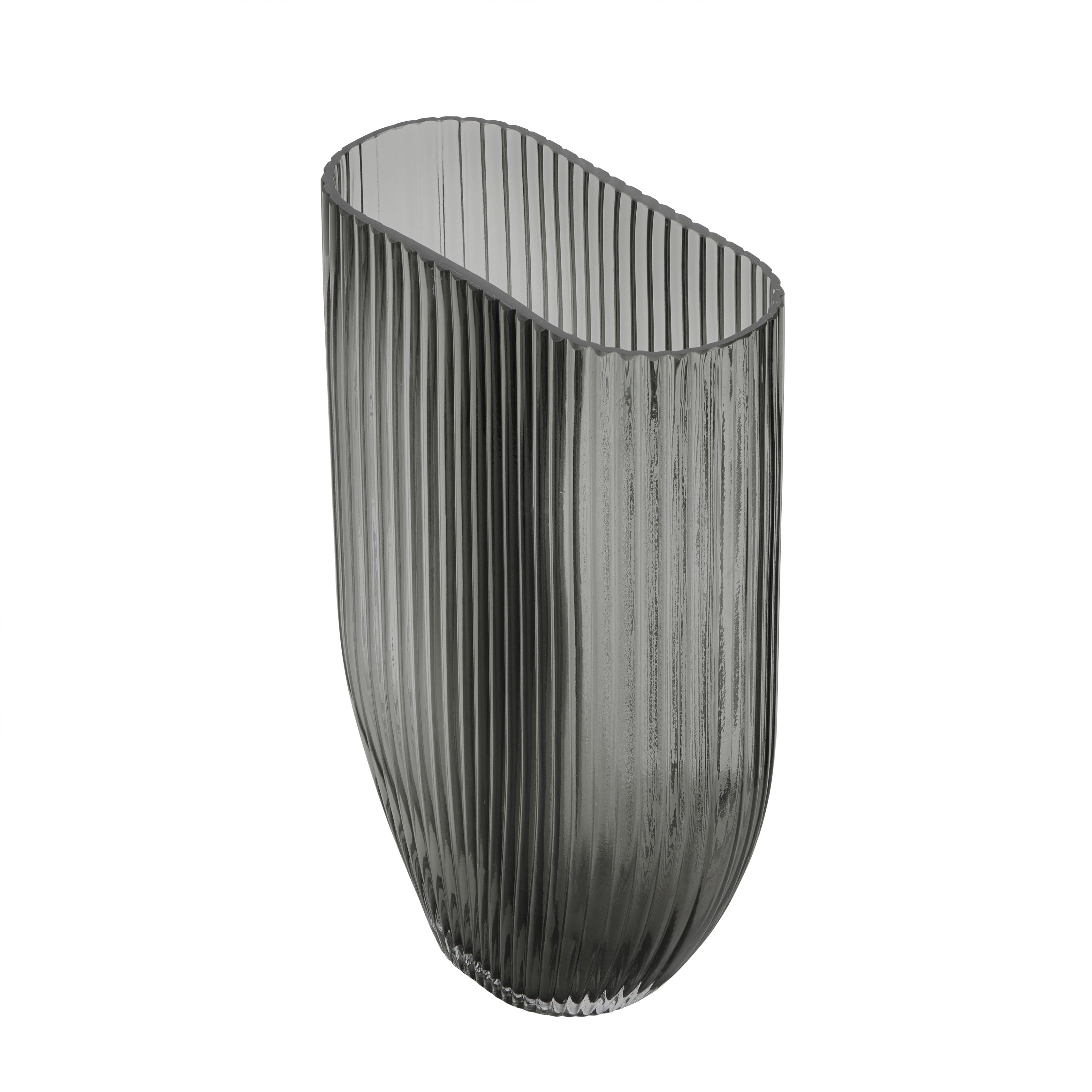 Rogue Thalia Vase Dark Grey 20 x 30cm