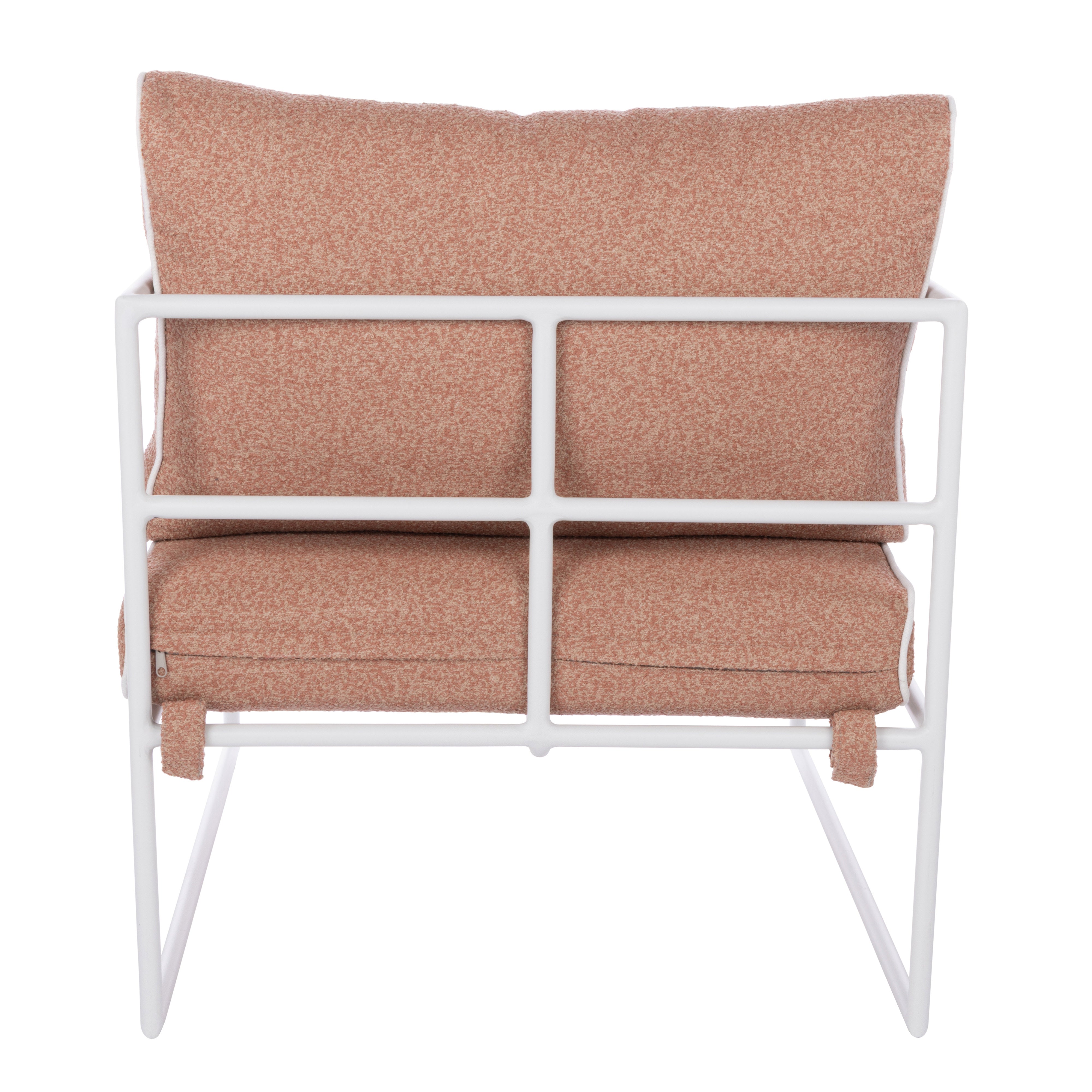 Amalfi Reeve Outdoor Arm Chair Pink & White