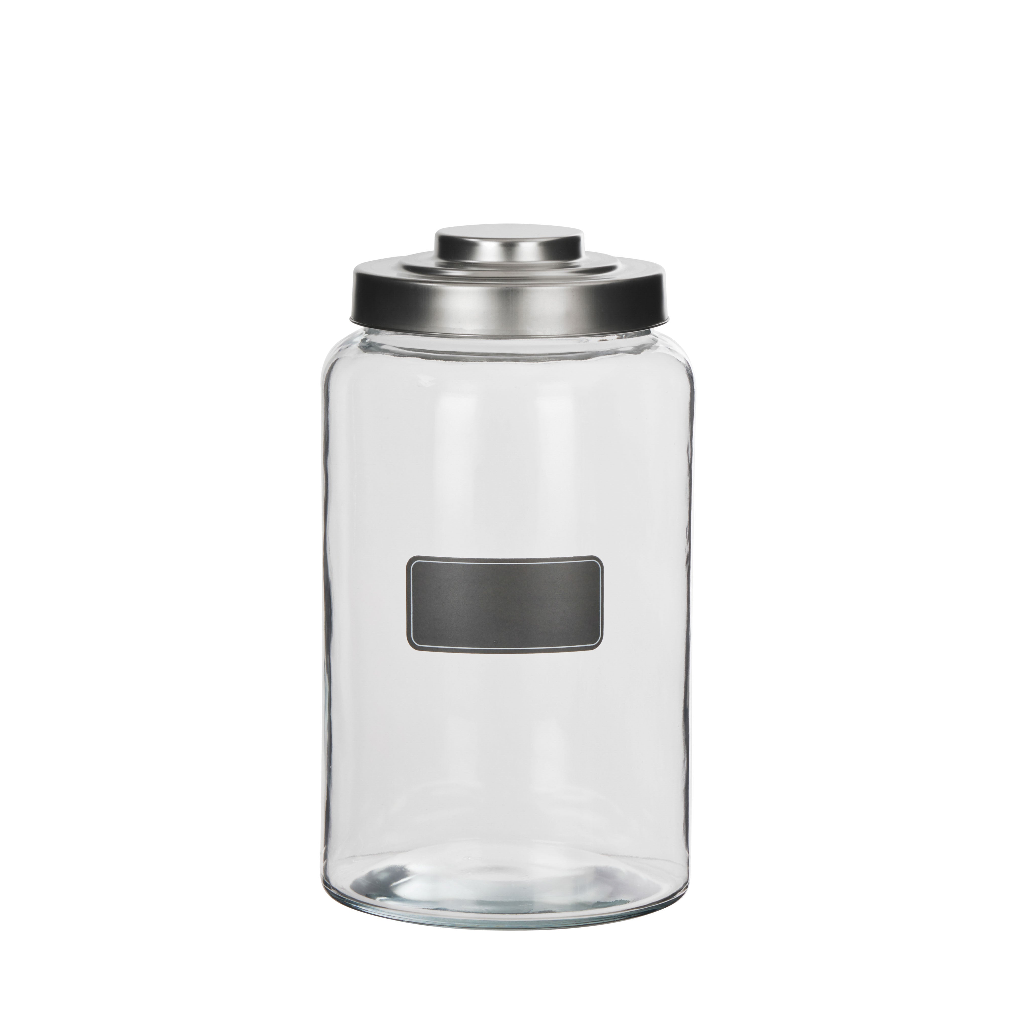 Davis & Waddell Heritage Storage Jar With Chalkboard Label 4.1L Clear