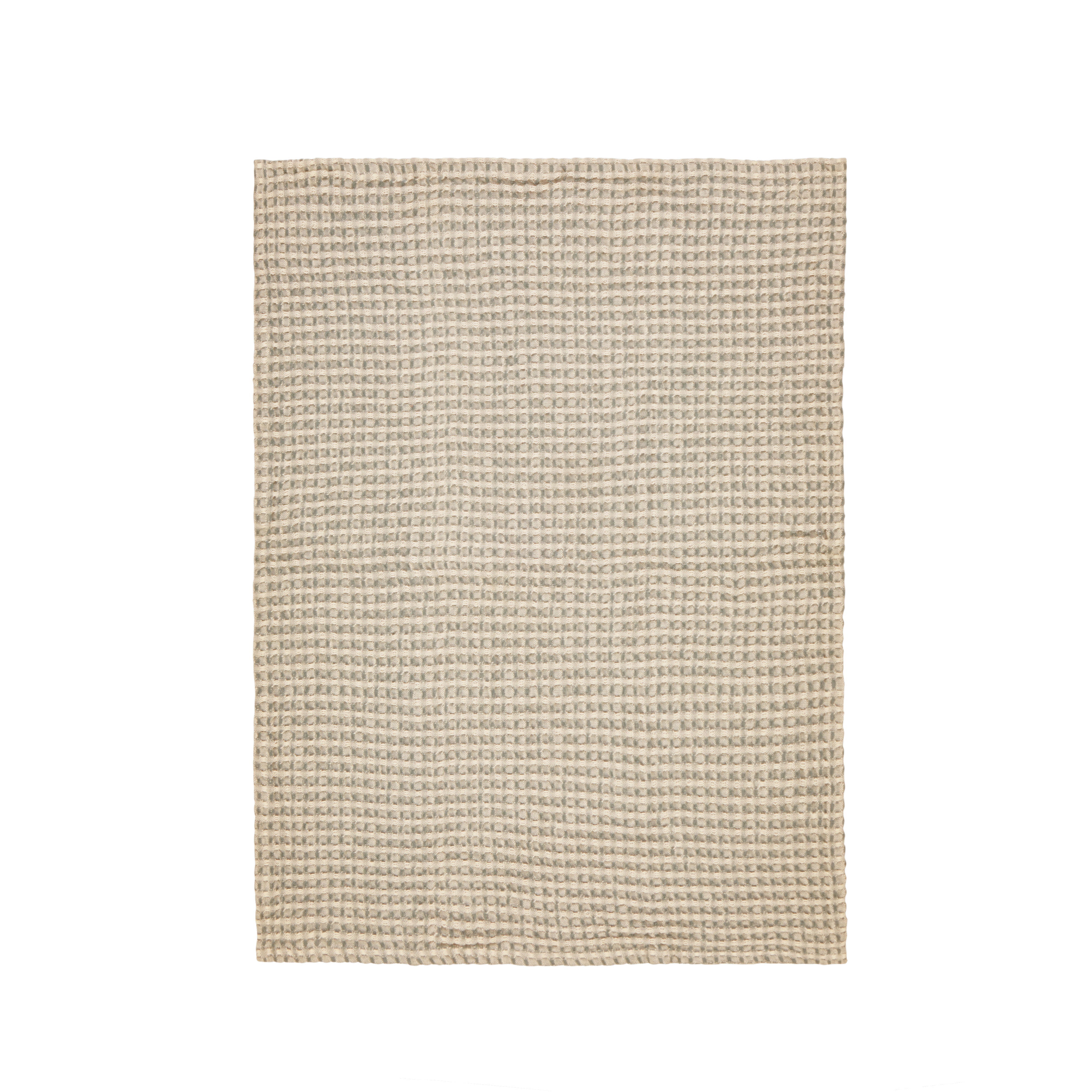 Davis & Waddell Heritage Stripe Cotton Tea Towel 2 Piece Set Beige & White