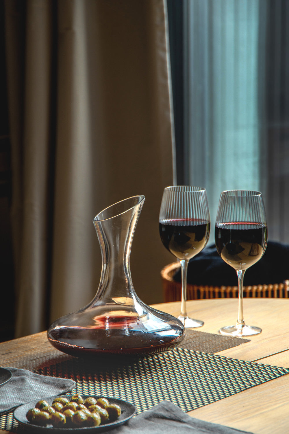 BarCraft Deluxe 1.5L Glass Wine Decanter