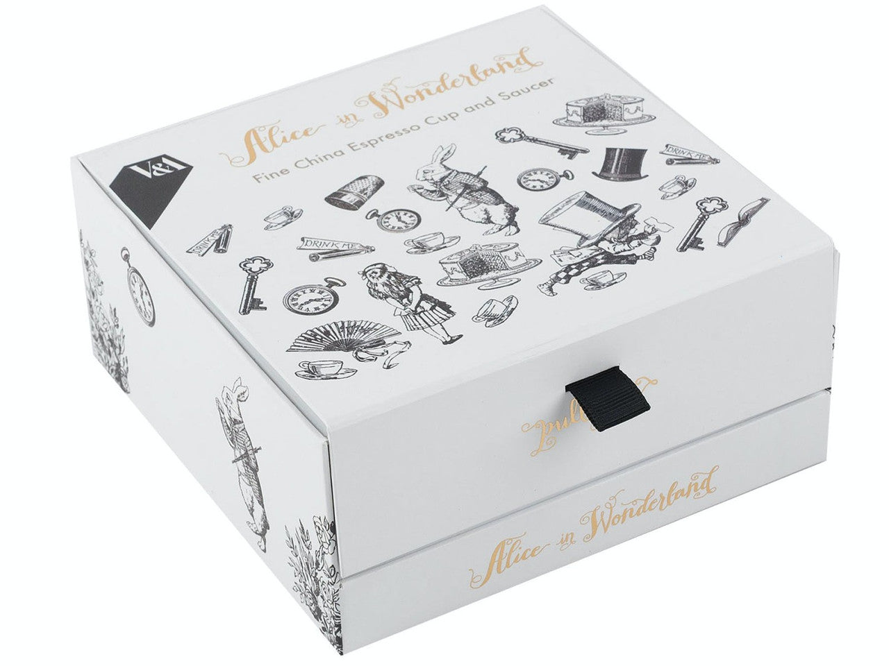 V&A Alice in Wonderland Espresso Cup & Saucer 100ml