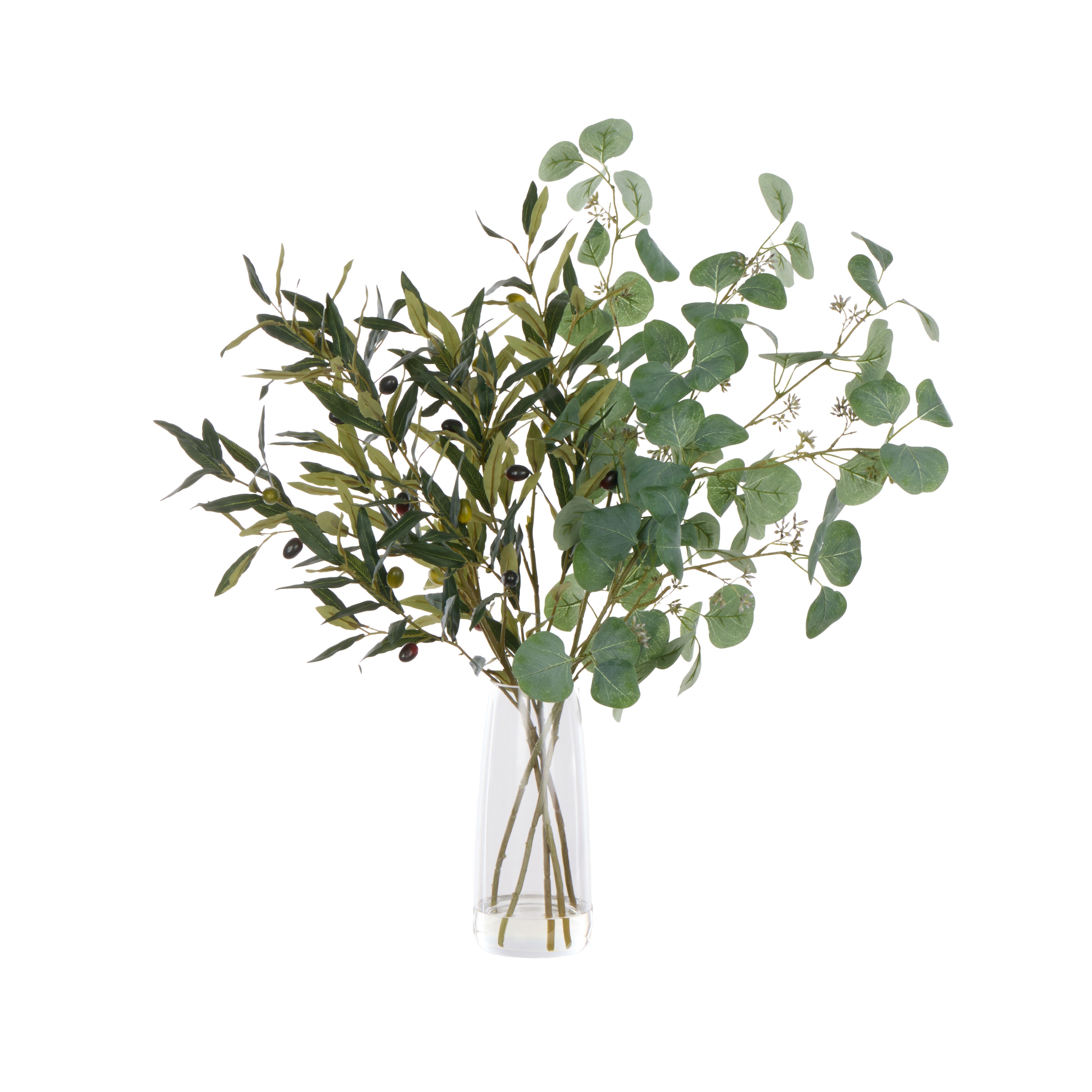 Rogue Olive Eucalyptus Mix - Alana Vase