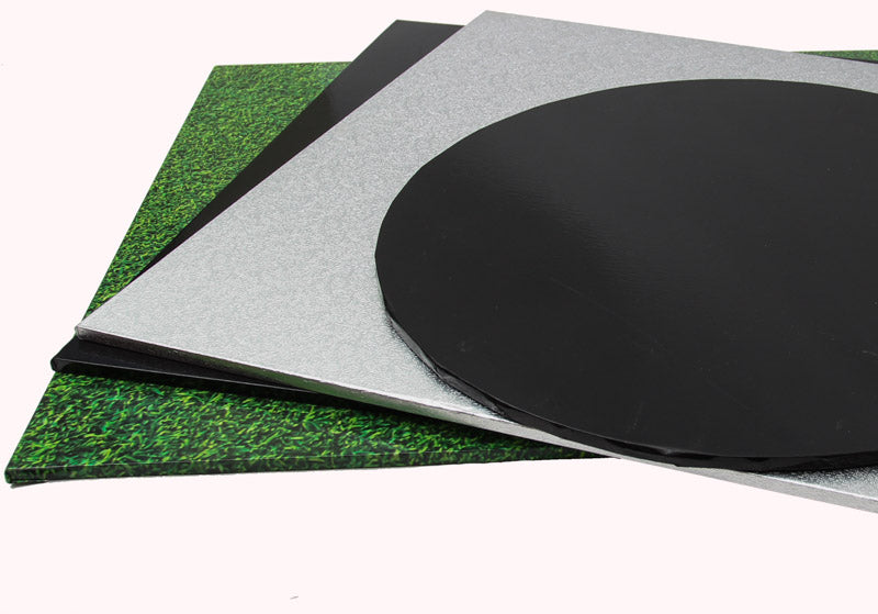Bake Group Masonite Cake Board Round Black 10in