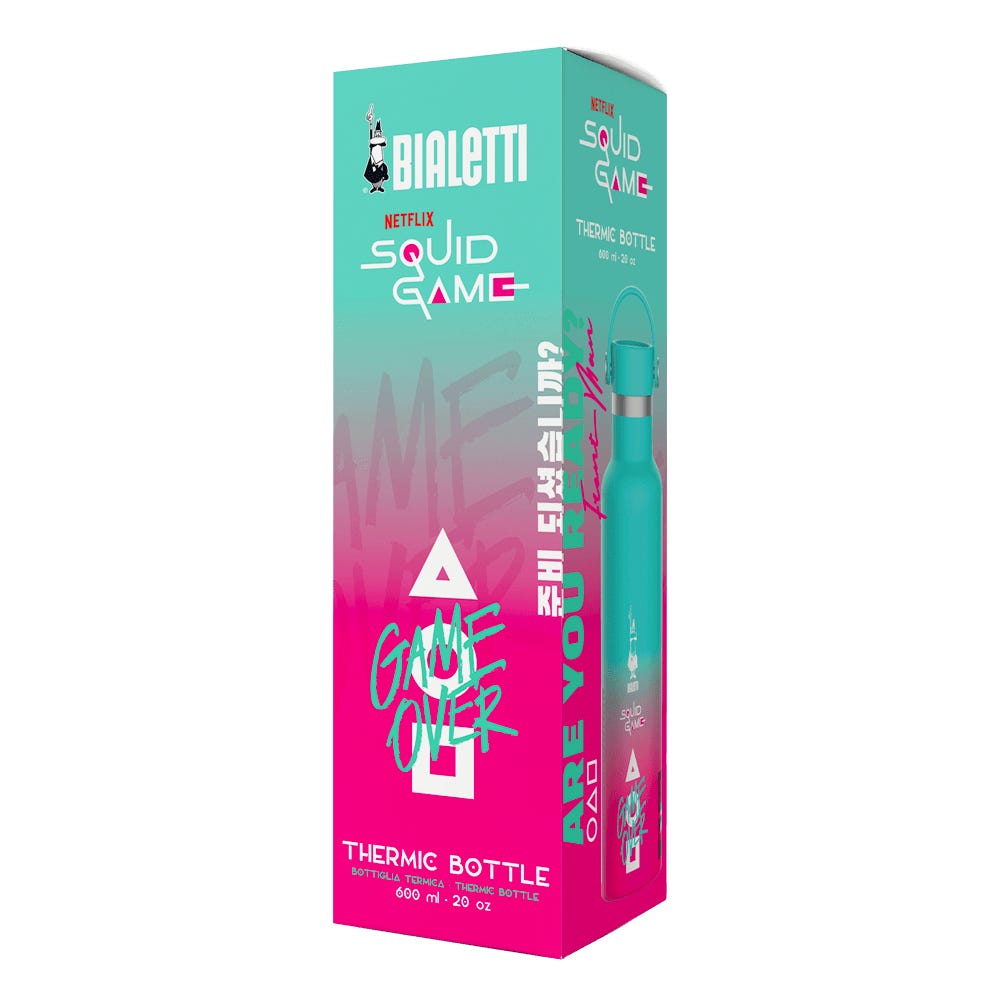 Bialetti Squid Game Insulated Bottle 600 ml