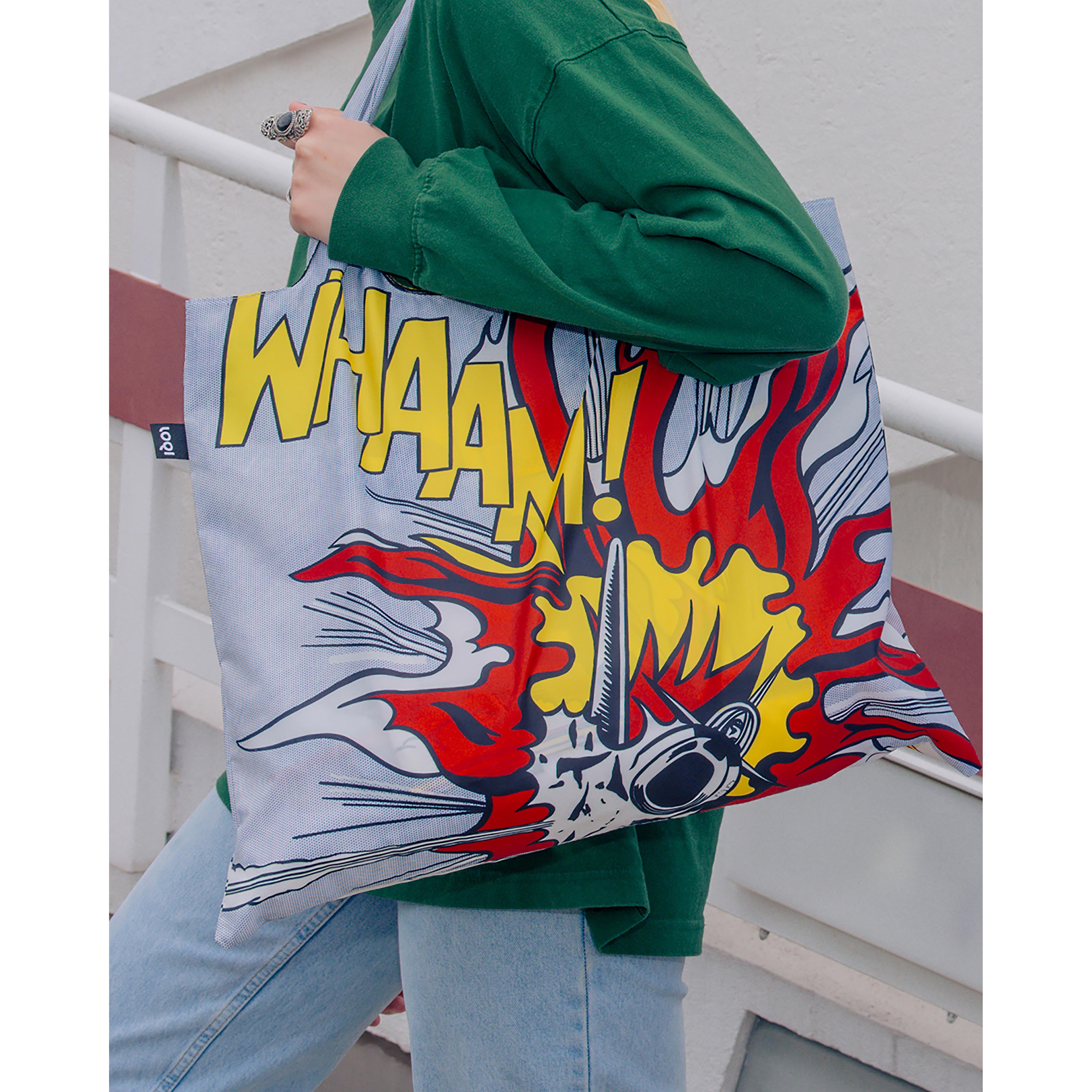 LOQI Roy Lichtenstein Whaam! Tote Bag