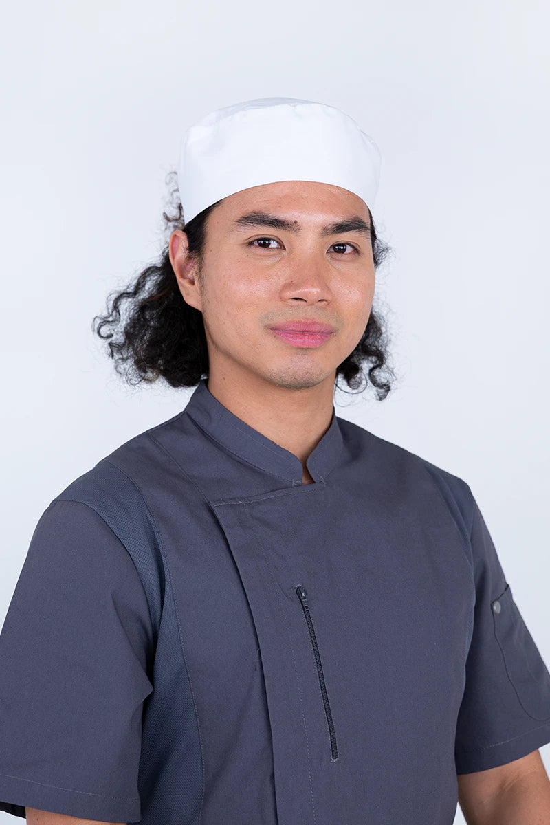Aussie Chef Box Hat White-Size: Regular