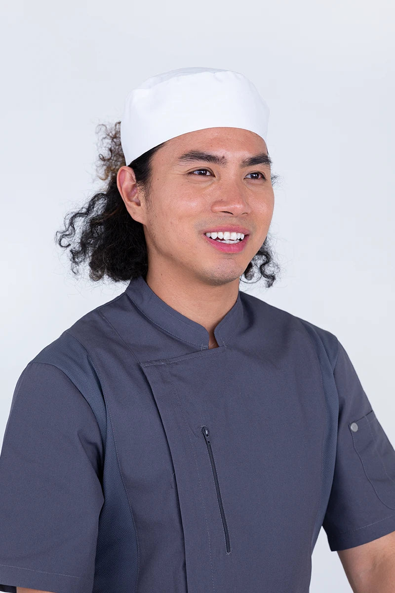 Aussie Chef Box Hat White-Size: Regular