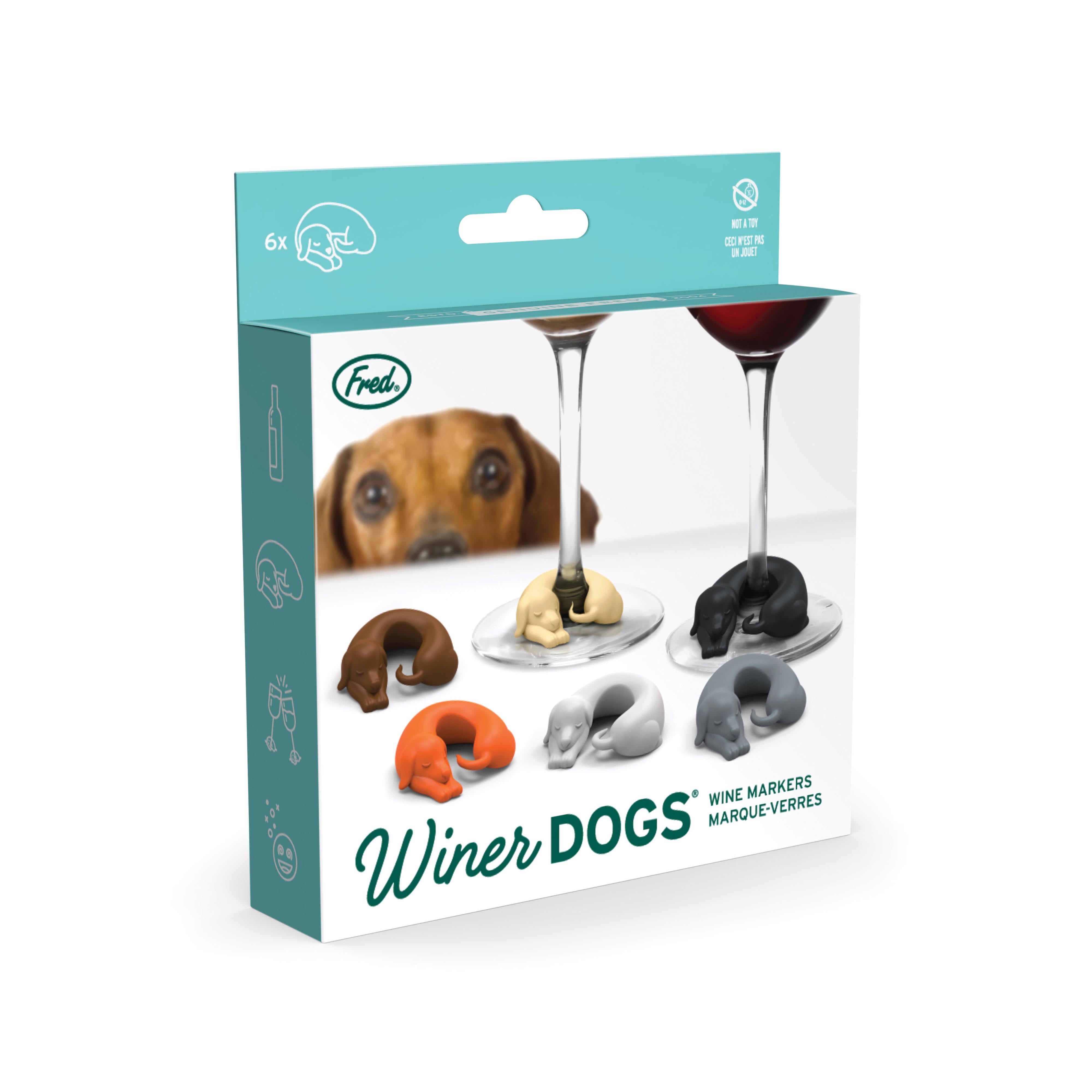 Fred Winer Dogs Drink Markers Multi-Coloured