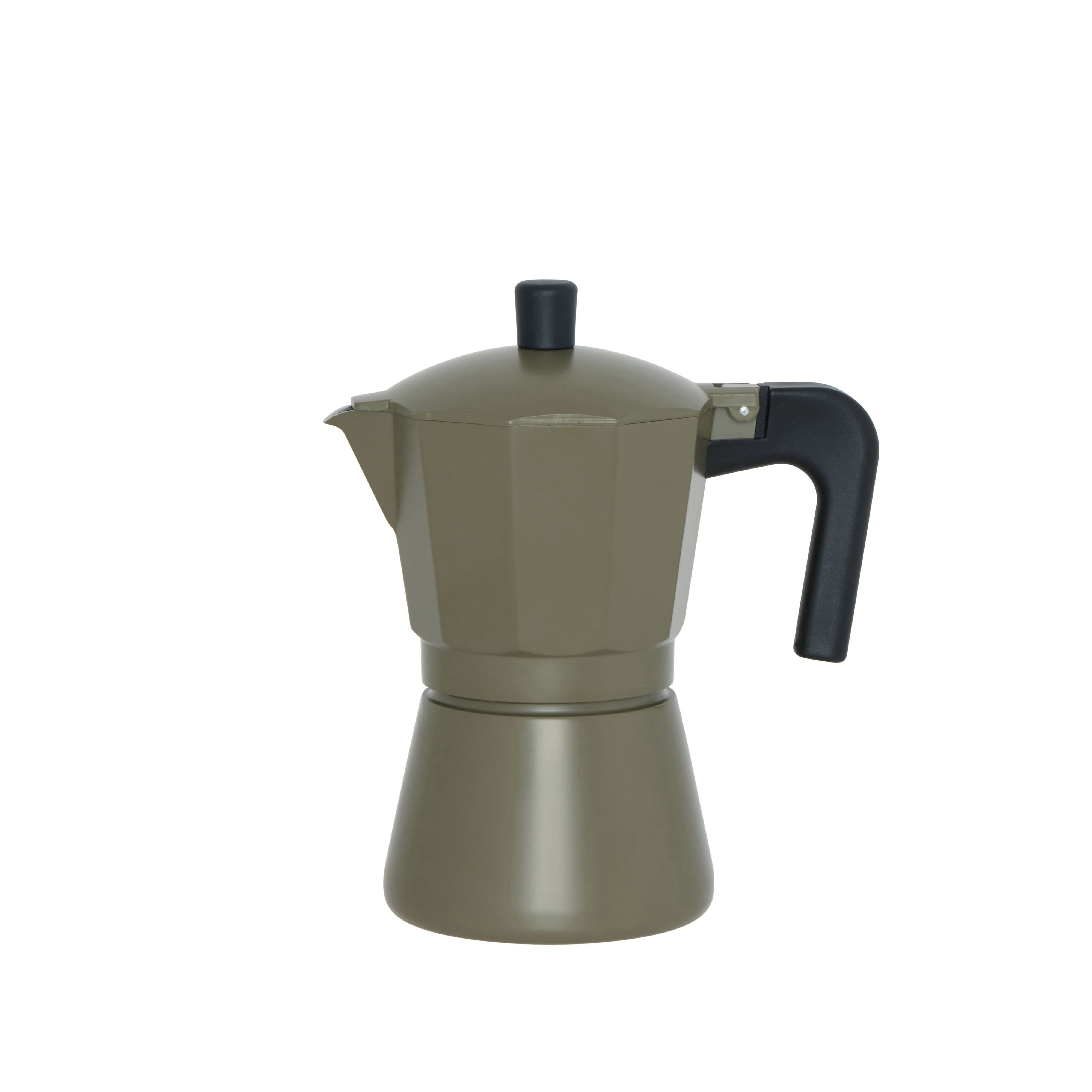 Leaf & Bean Stovetop Espresso Maker 6 Cups Mid Green