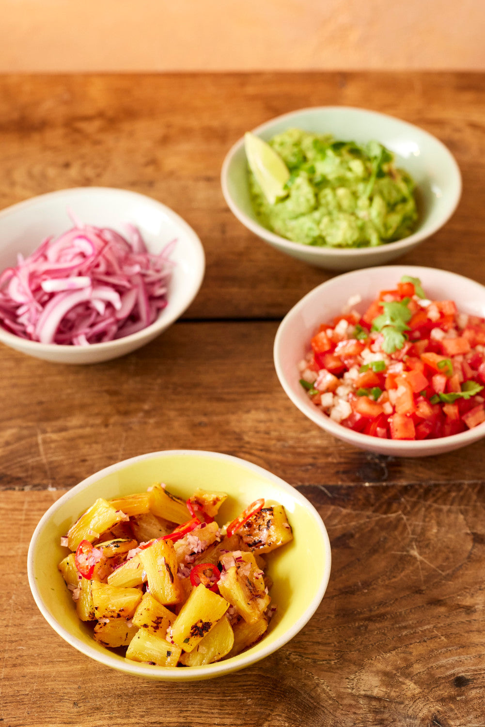 Jamie Oliver Big Love 13cm Little Bowls Set of 4 Mixed Colours
