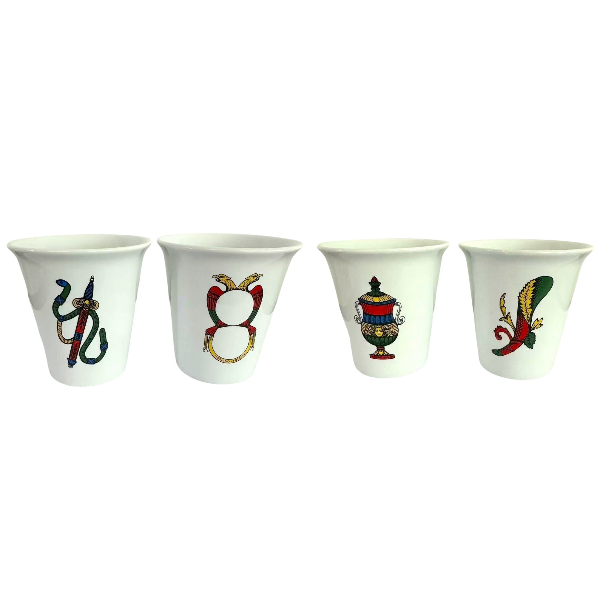 Incasa Signature Briscola Latte Cup 200ml 4 Piece