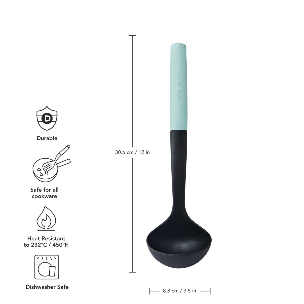 KitchenAid Soft Grip Ladle (Mineral Water)