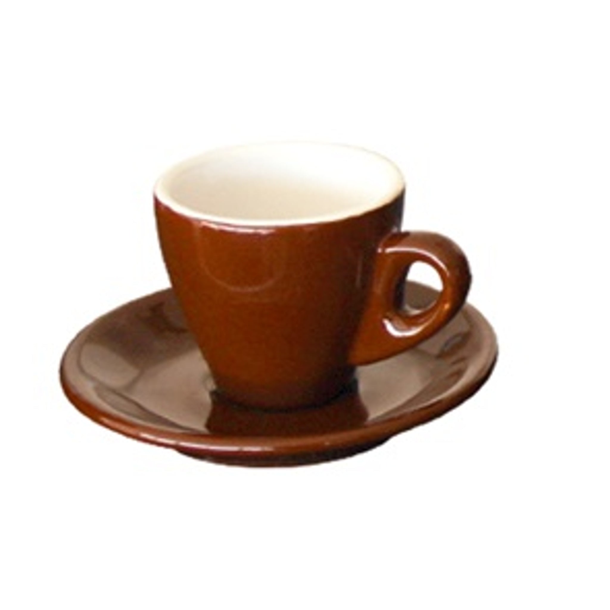 Incasa Brown Espresso Saucer 6 Piece