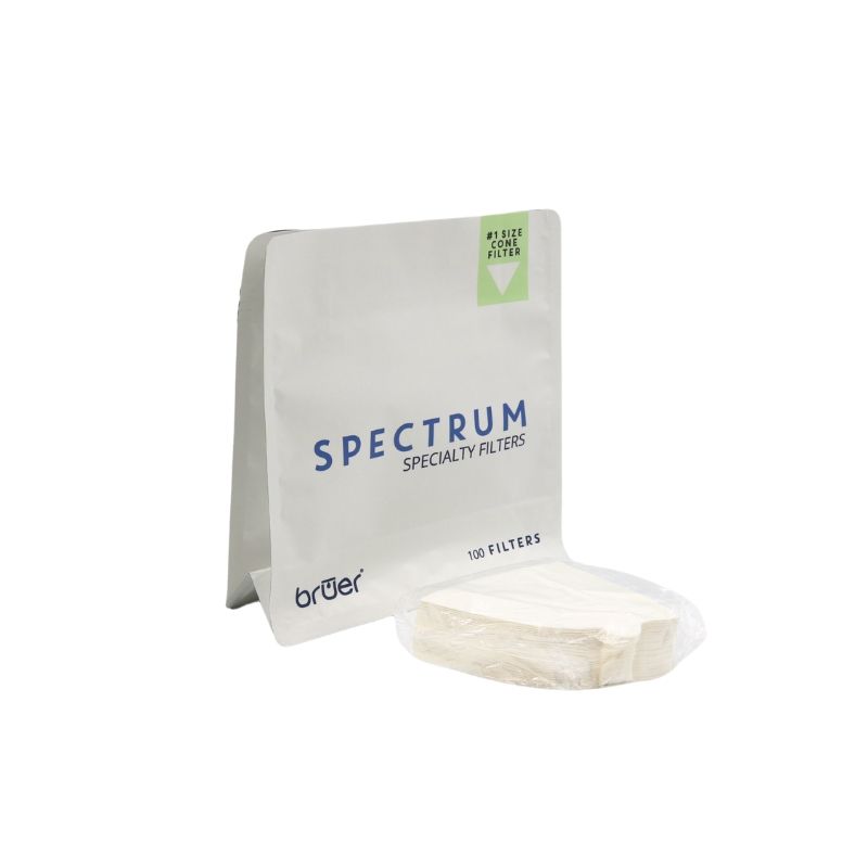 Bruer Spectrum Cone Paper Filter #1 (100pk)