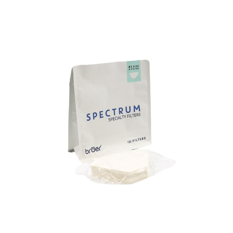 Bruer Spectrum U Shape Paper Filter #2 (100pk)