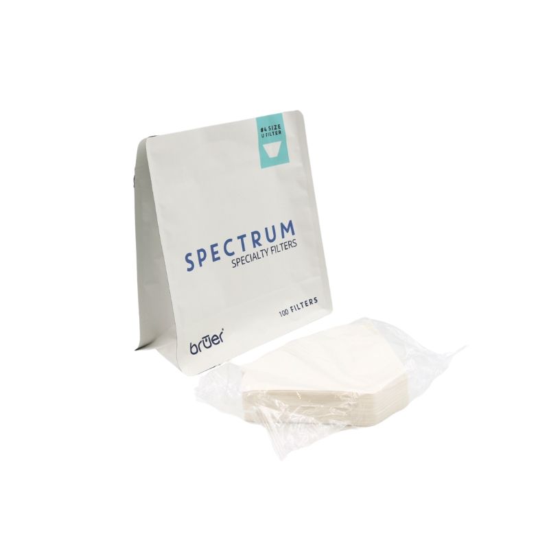 Bruer Spectrum U Shape Paper Filter #4 (100pk)