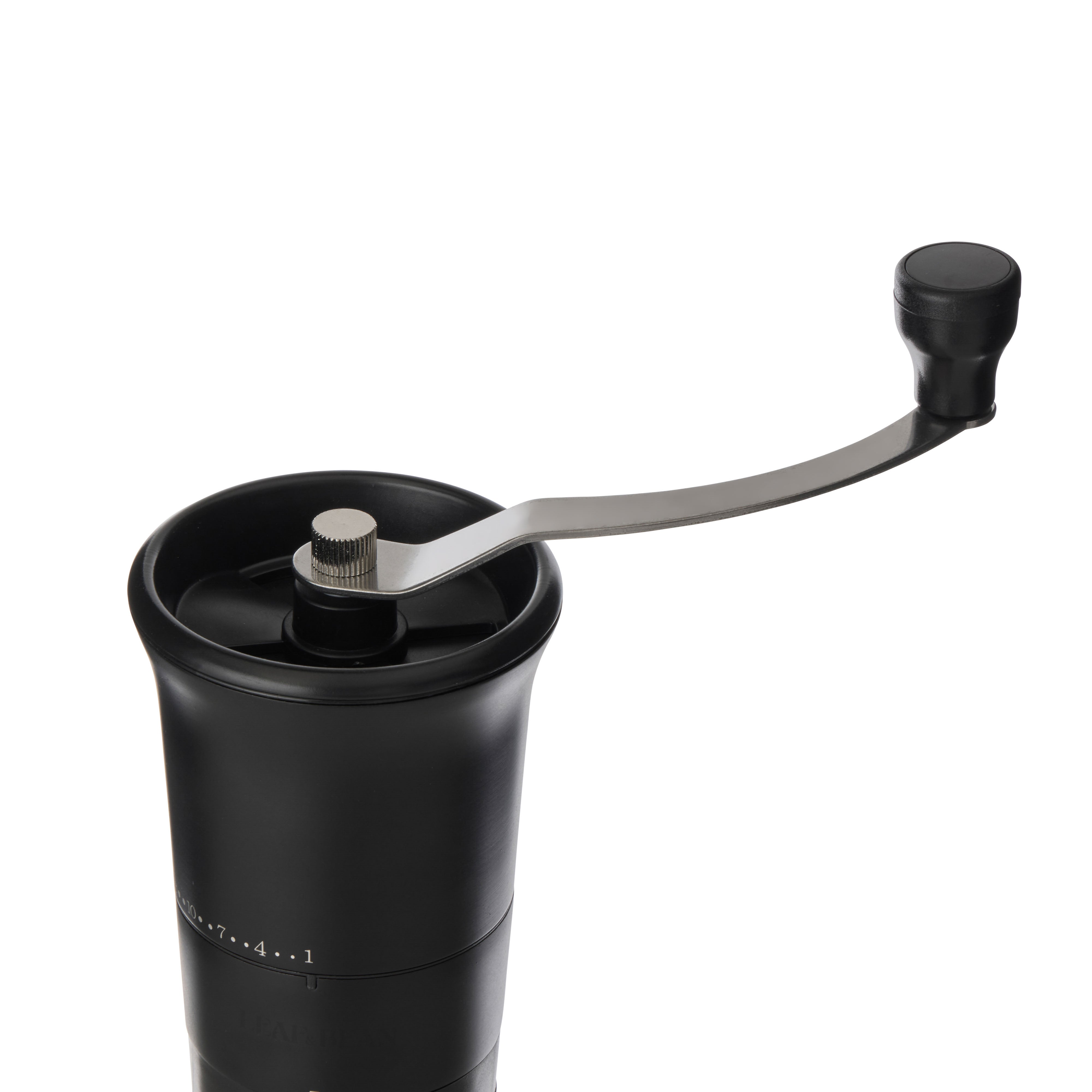 Leaf & Bean Smart Grip Coffee Grinder Stainless Steel & Black