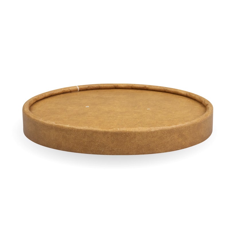 BioPak 430-950ml / 12-32oz Kraft Paper BioBowl Lid