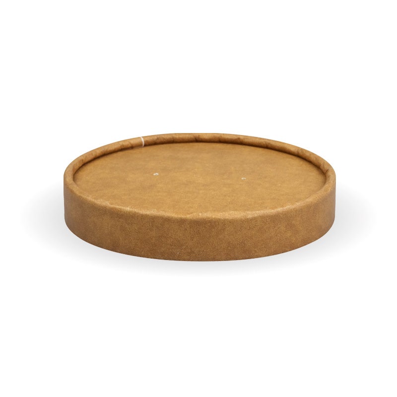 BioPak 250ml / 8oz Kraft Paper BioBowl Lid