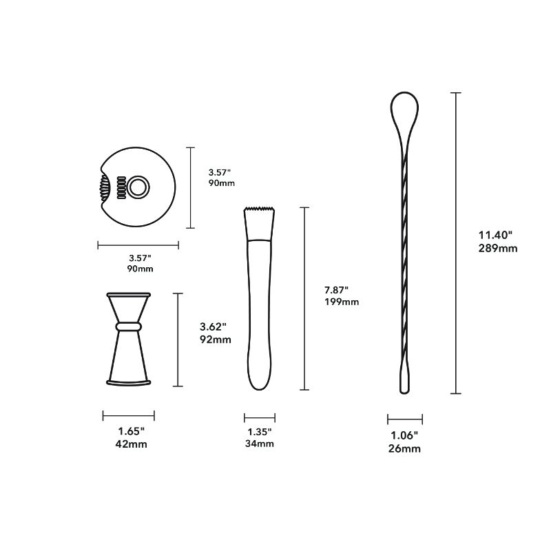MiiR Barware Tool Set