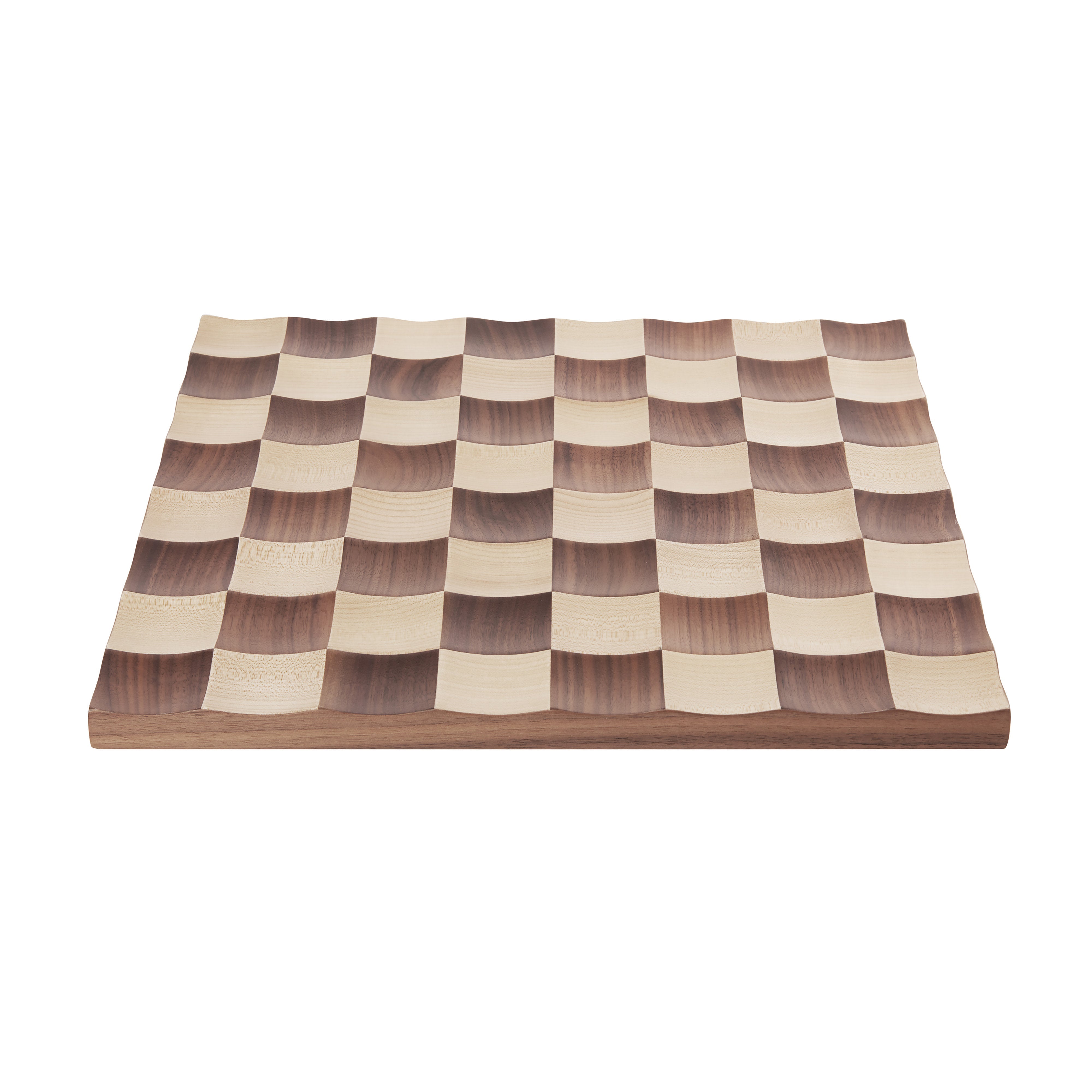 Umbra Wobble Chess Set Maple & Walnut