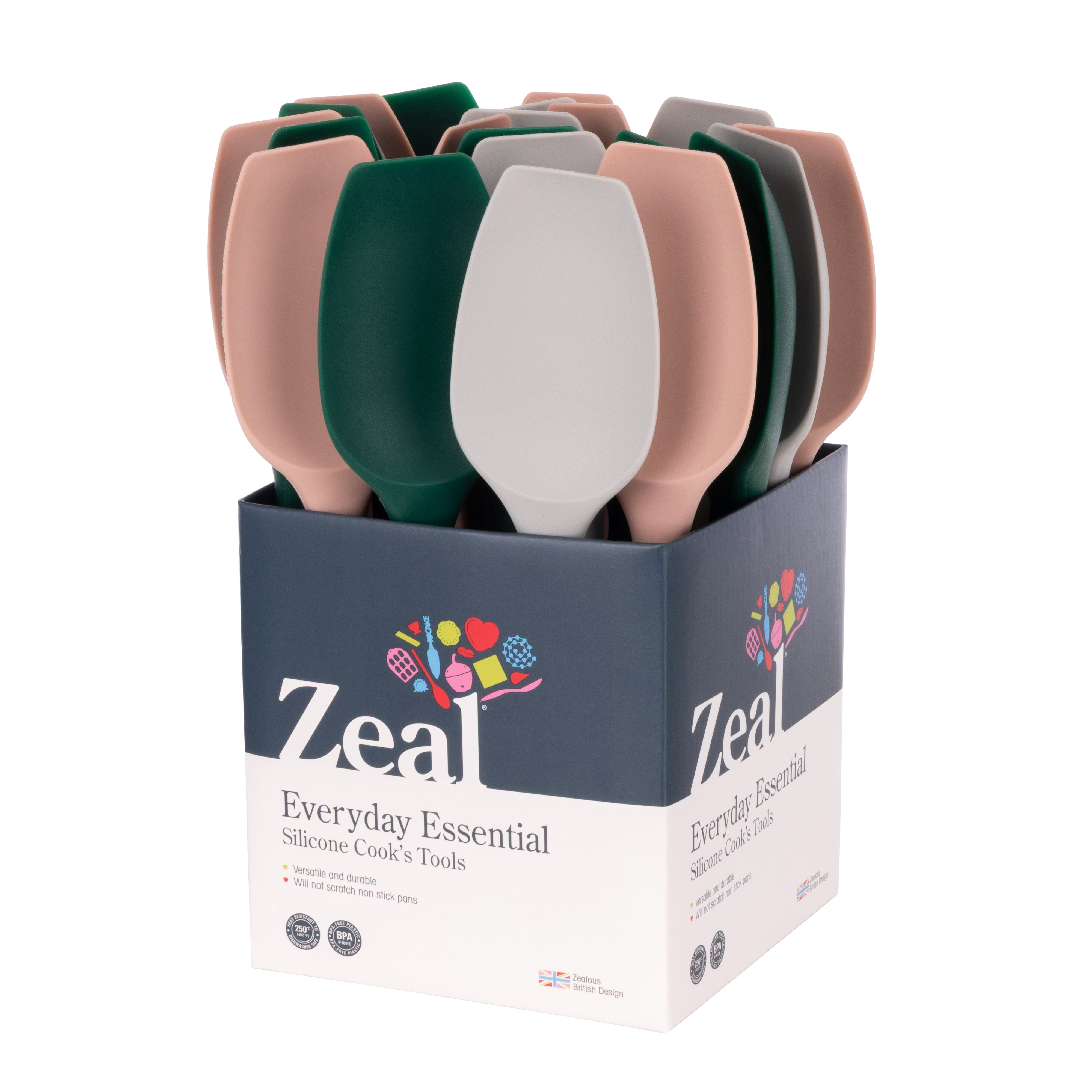 Zeal Silicone Spatula Spoon (Forest Blush)