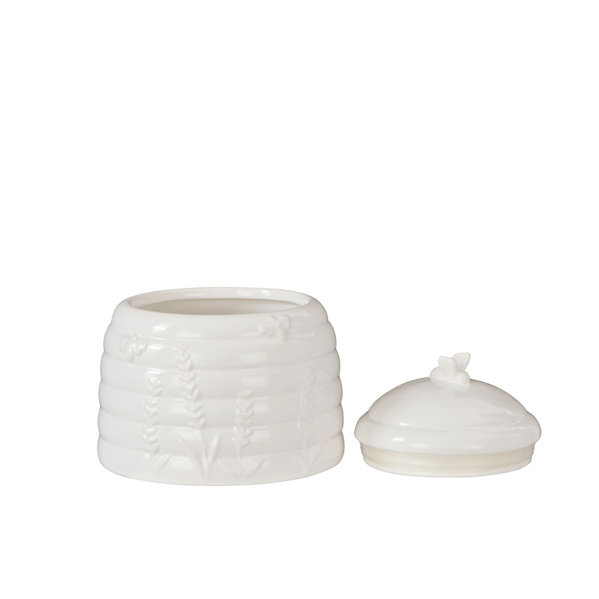 Davis & Waddell Wildflower & Hive Storage Jar White