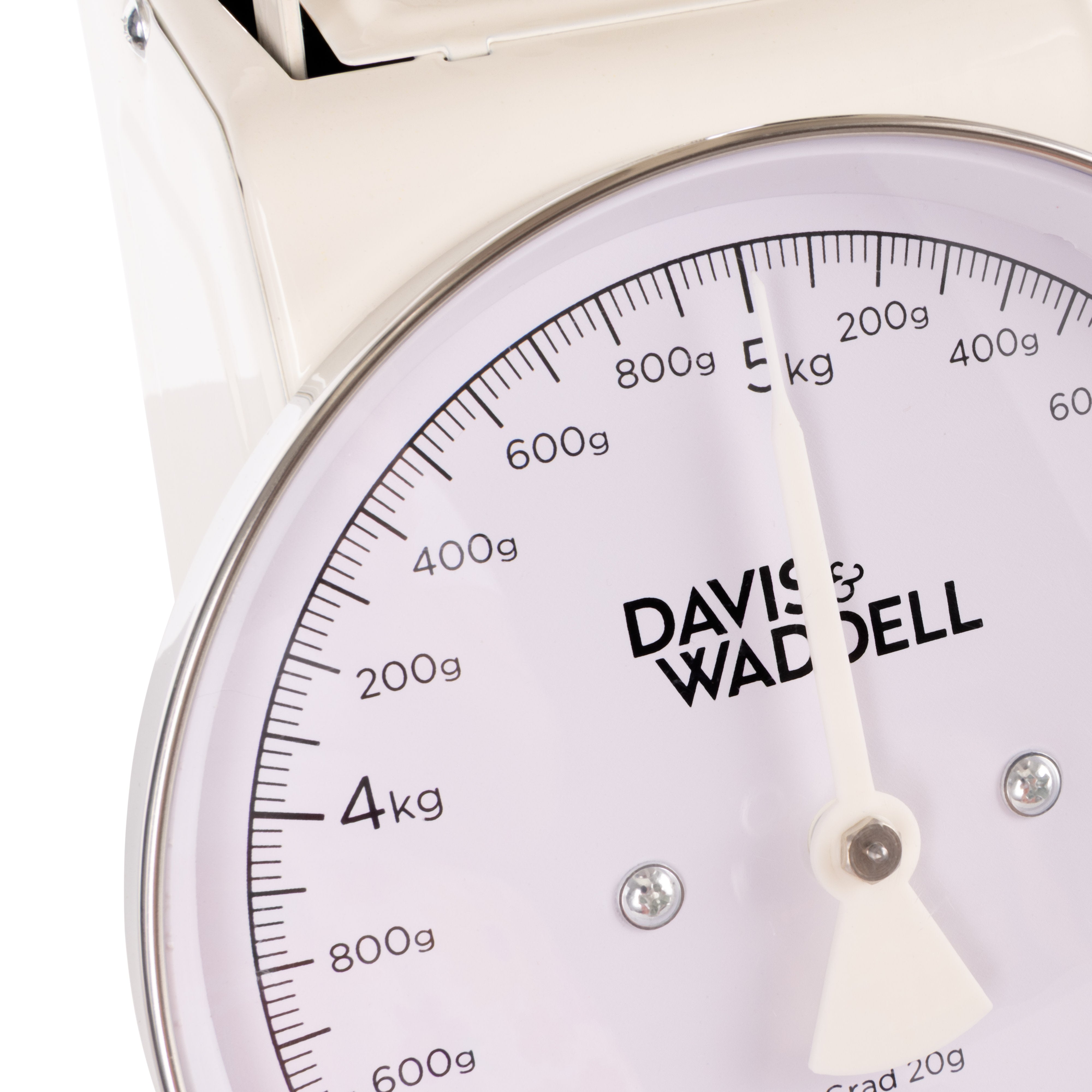 Davis & Waddell Newbury Mechanical Timer and Scale 2 Piece Set Cream