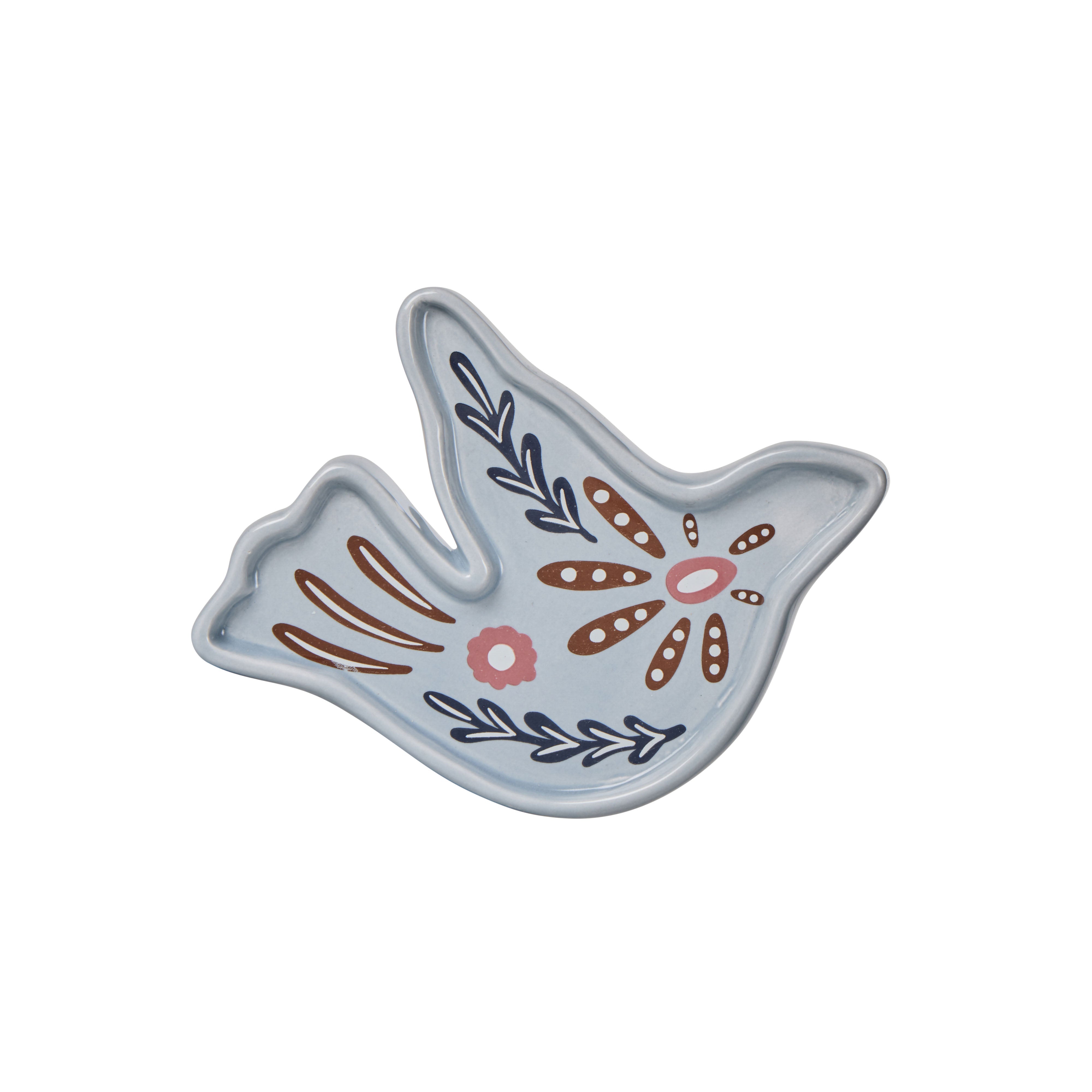 Emporium Sofia Bird Wall Dish Multi-Coloured