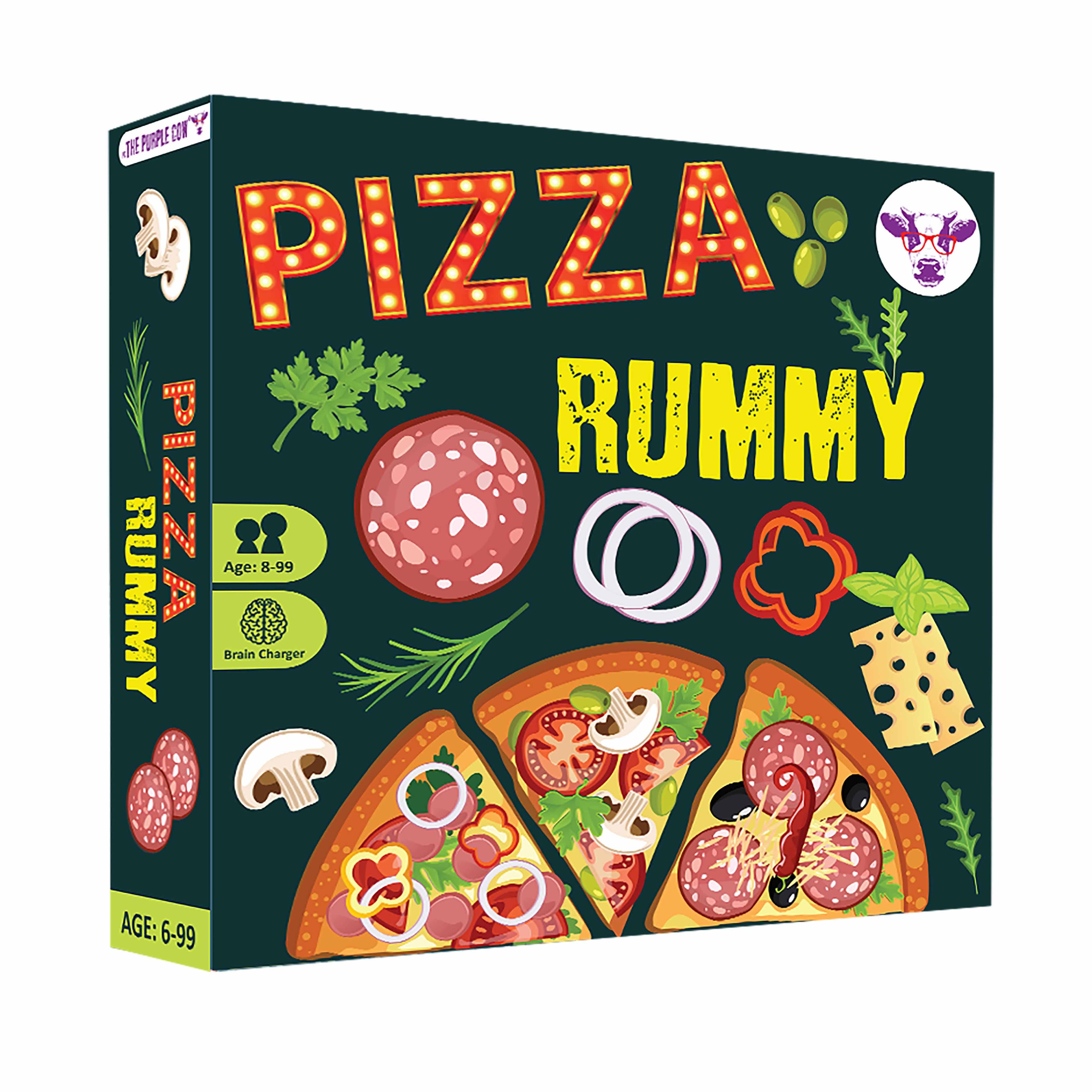 The Purple Cow Pizza Party Rummy